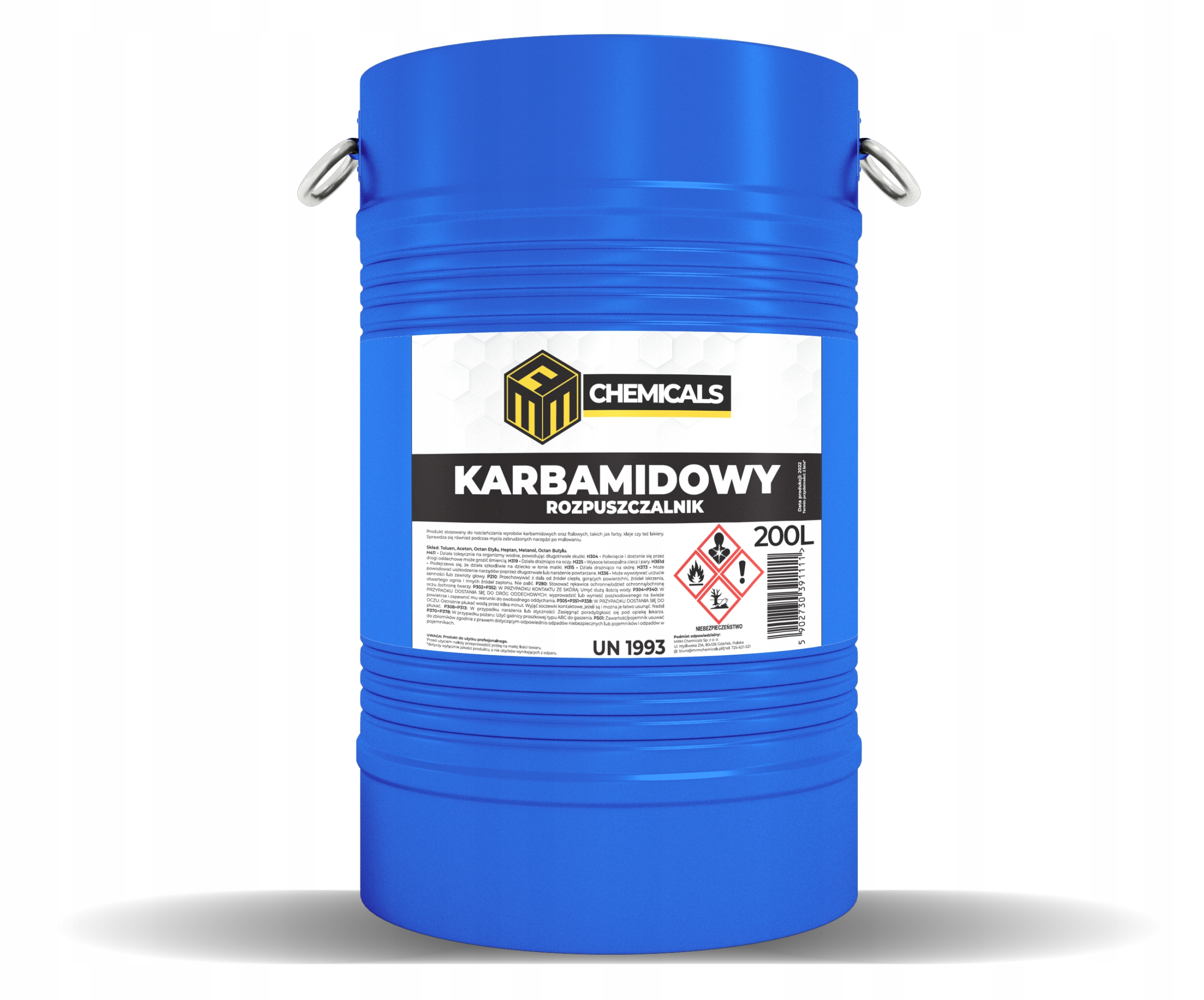 ROZPUSZCZALNIK KARBAMIDOWY 5L do farb lakierów karbamidowych do metalu Producent Inny