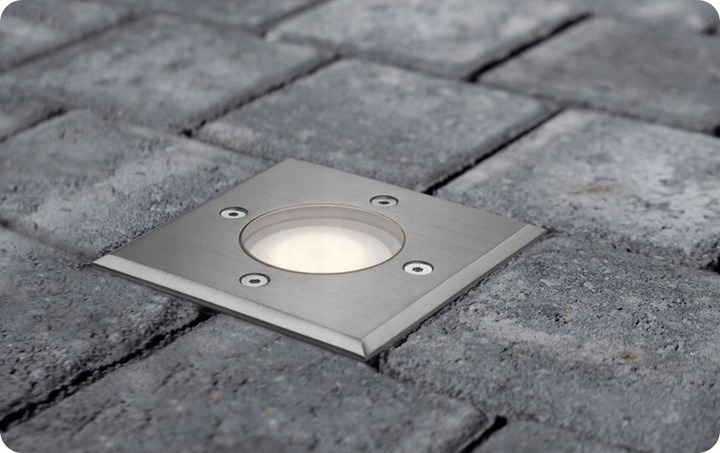 Oprawa Lampa Wpuszczana w Ziemię NA PODJAZD Waga produktu z opakowaniem jednostkowym 0.52 kg