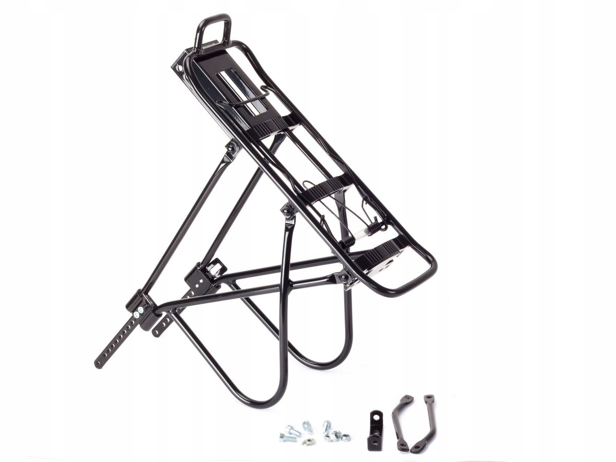 Bagażnik Aluminiowy Regulowany-czarny Pod Sakwy