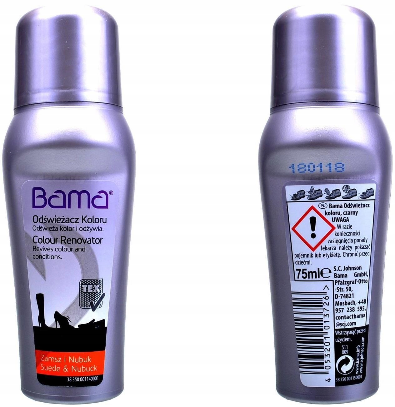 G12-19 BEZBARWNY ODŚWIEŻACZ KOLORU ZAMSZ NUBUK S11 Płeć uniseks