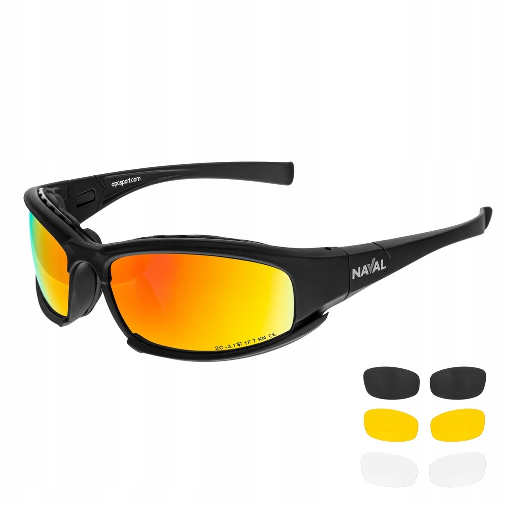 Outdoorové brýle Opc Outdoor Extreme Naval Set Matná černá