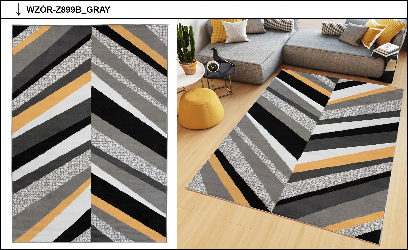 DYWAN KOLOROWY 80x150 MODNY BCF RÓŻNE WZORY Wzór geometryczny