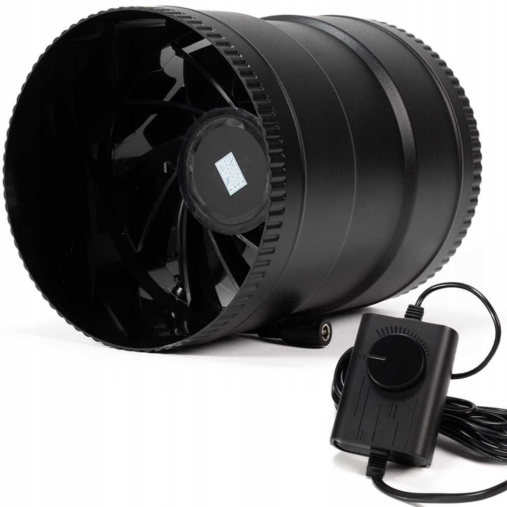 Wentylator kanałowy wyciągowy Eberg Vext 150/450 452m3 silnik DC +Regulator