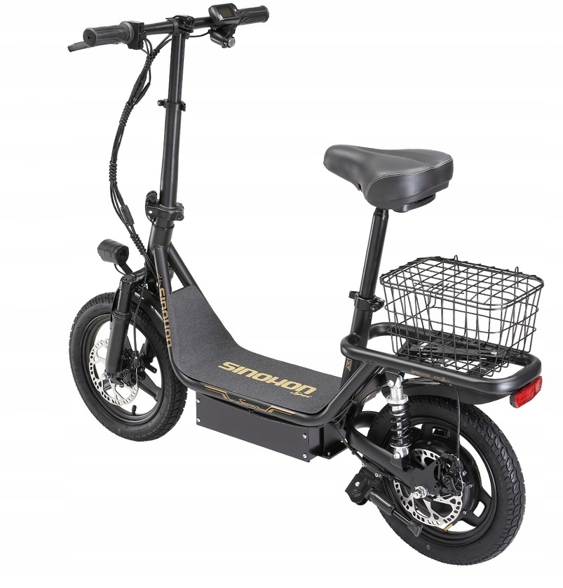 Pojazd Elektryczny Miejski Koła 14'' 500W 48V 32km/h zasięg do 60km +Koszyk