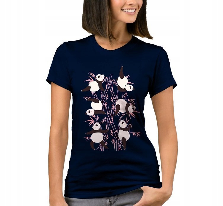 

Koszulka Damska z Nadrukiem Yoga Joga Panda L