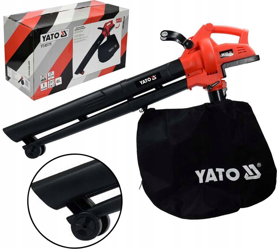 DMUCHAWA DO LIŚCI AKUMULATOROWA ODKURZACZ BODY 18V Marka Yato