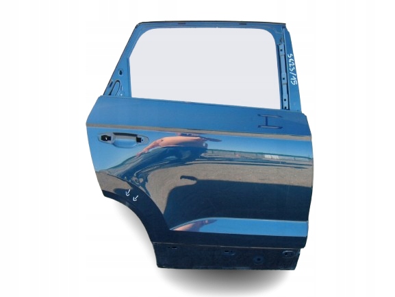 SKODA KAROQ SEAT ATECA 17- DRZWI PRAWE TYLNE - GRANATOWE - ŁADNE