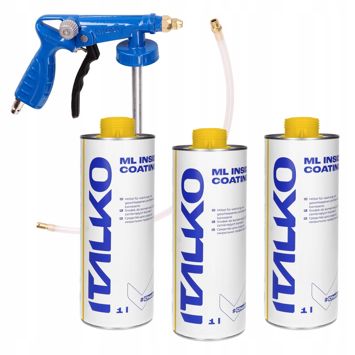 3x ŚRODEK DO KONSERWACJI PROFILI 1L BURSZTYN PISTOLET