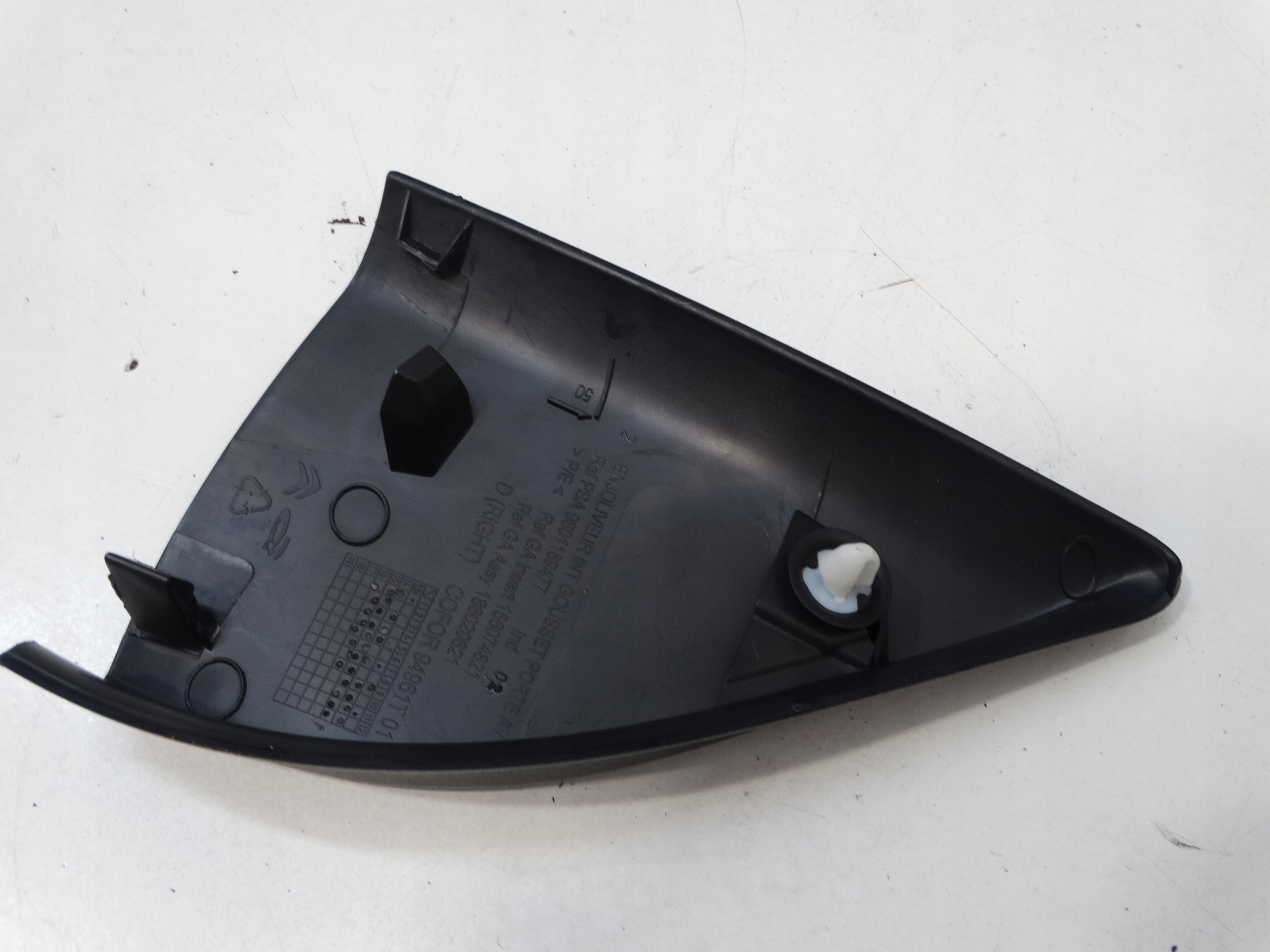 cover spoiler TROJKAT mirrors right CITROEN C4 CACTUS 9801189477