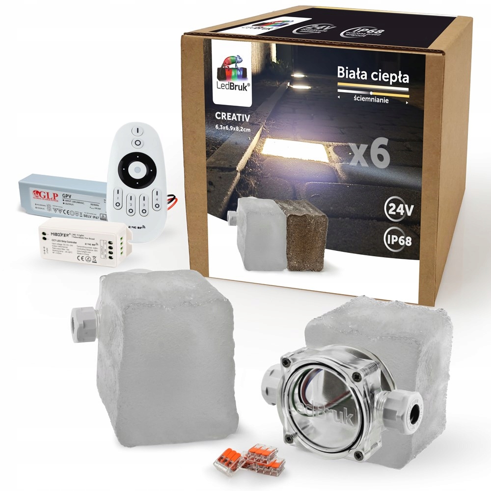 6x Kostka Brukowa LED LedBruk 24V Creativ BC 3100K