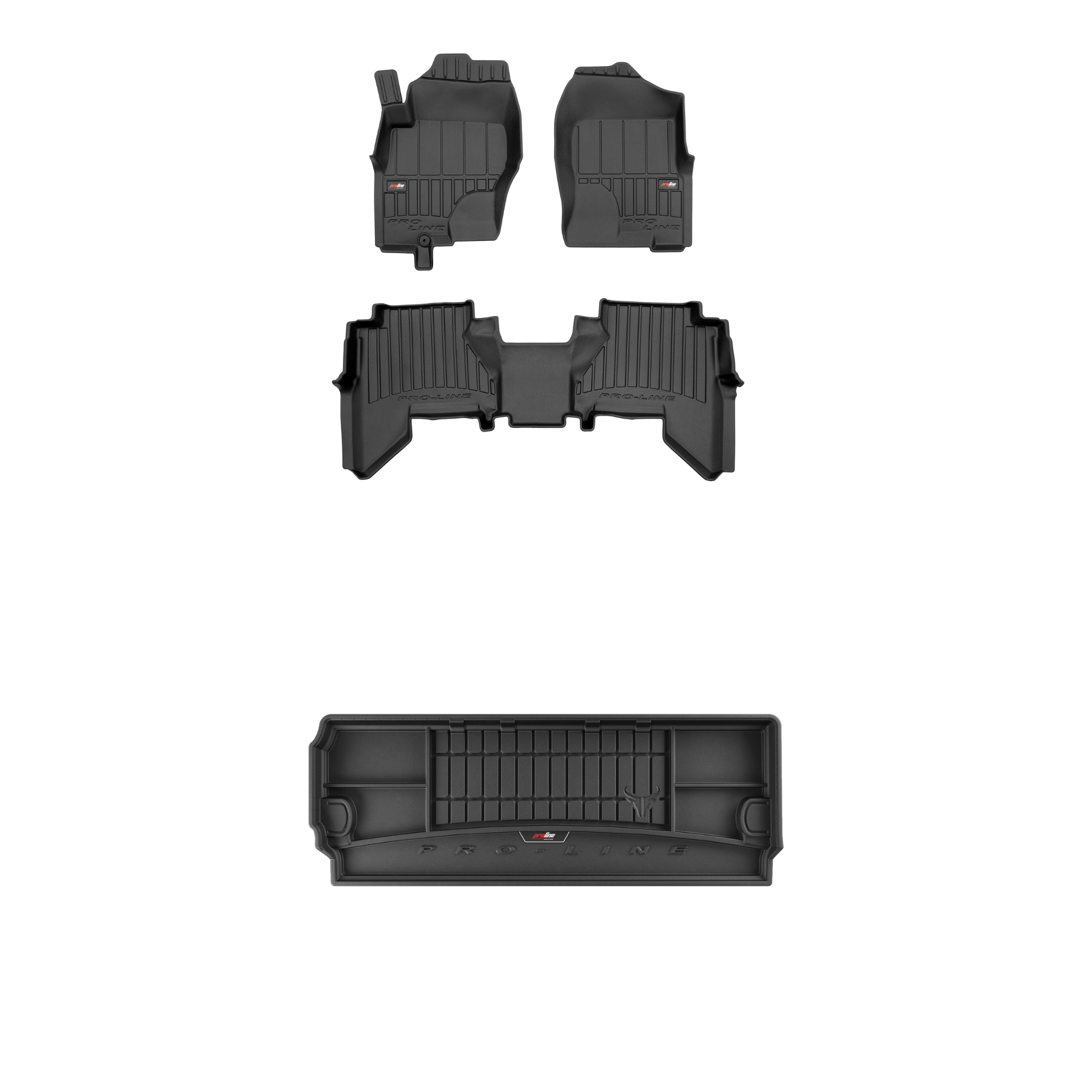 Frogum 3D Sada gumových koberců a rohože s logem pro Nissan Pathfinder III