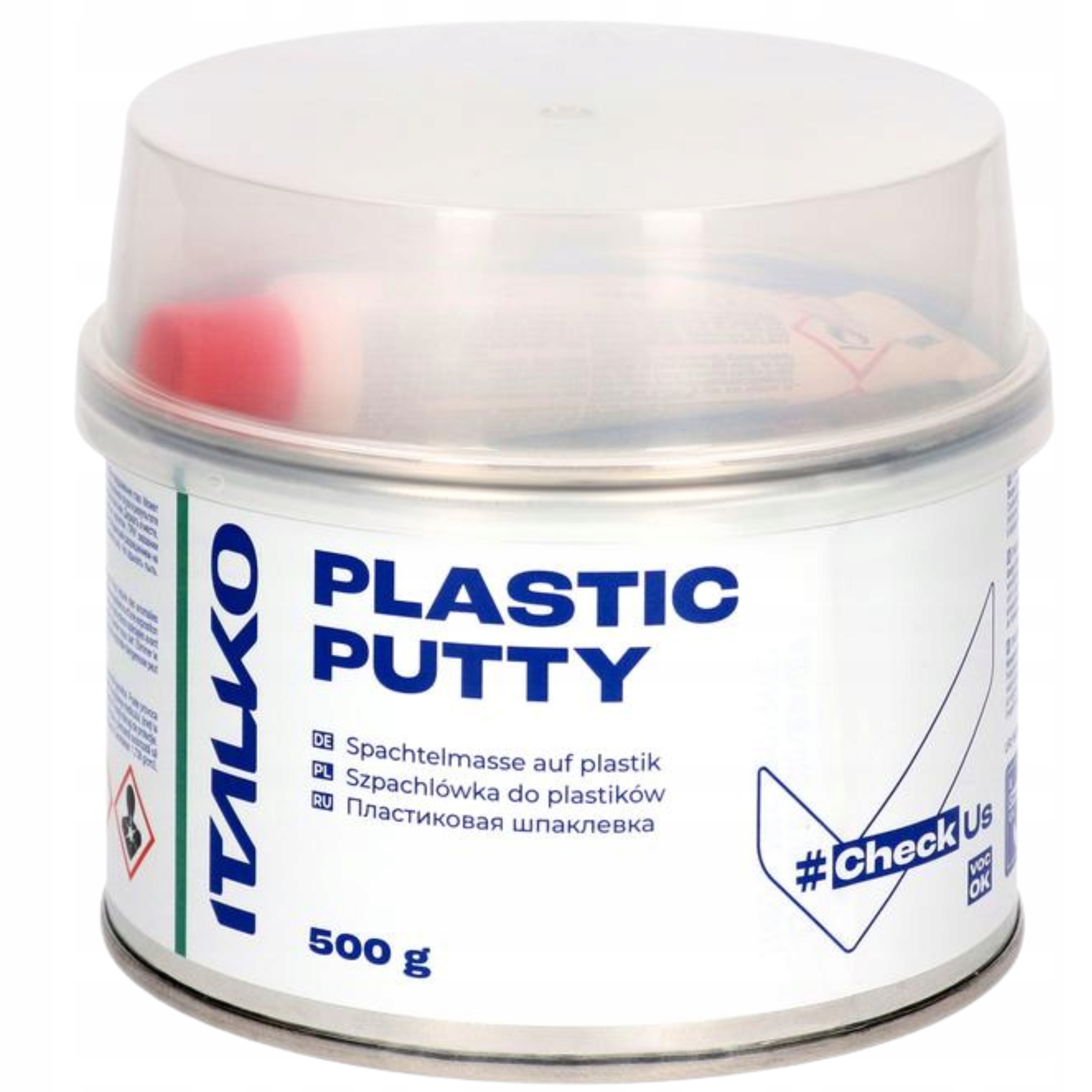 Szpachla Szpachlówka Do Plastiku Tworzyw Sztucznych 500G Italko