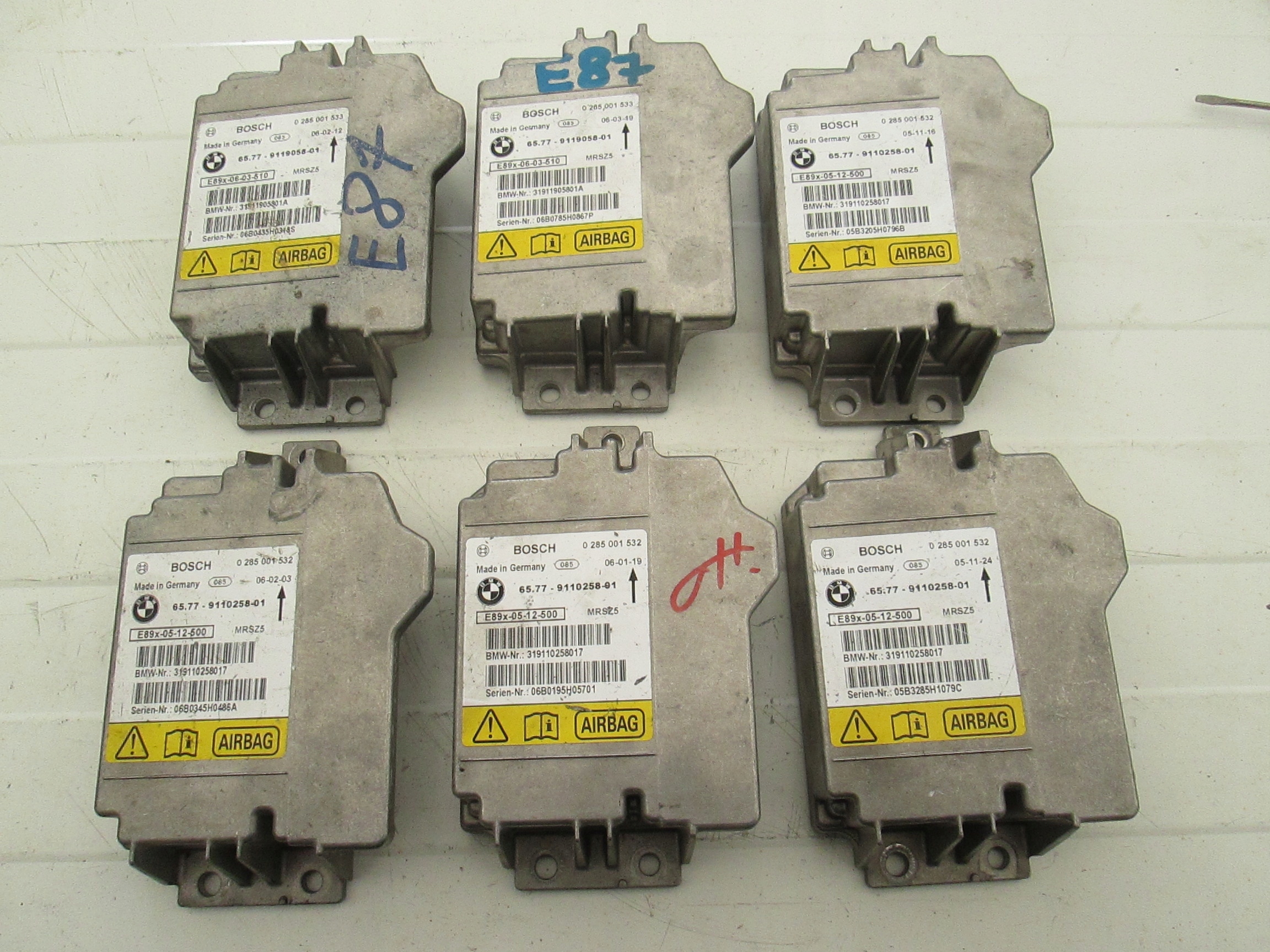 BMW X3 E90 E81 E87 SENSOR airbag modul