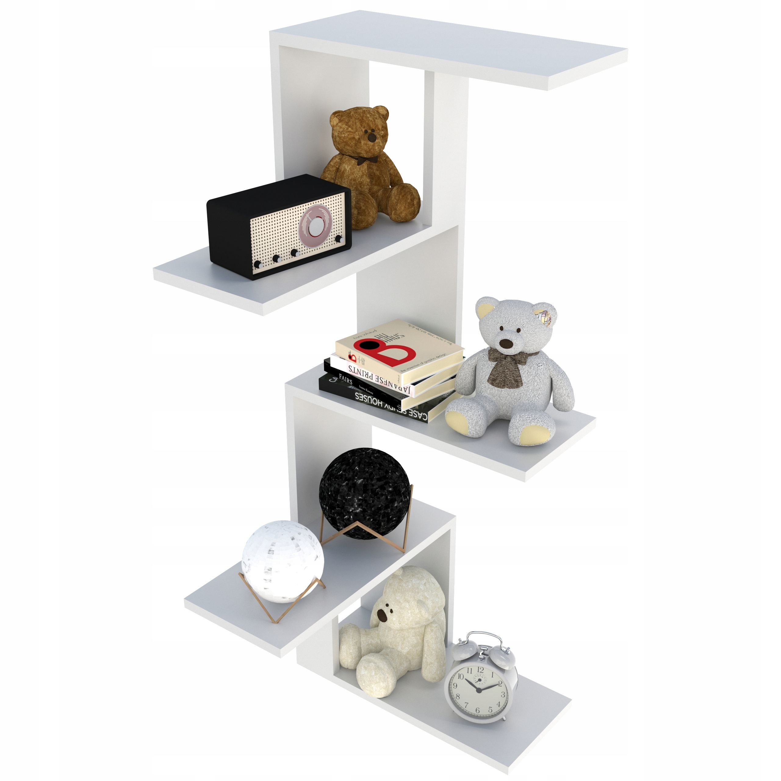 PÓŁKA ALBA WISZĄCA NAROŻNA REGAŁ DZIECKO ZABAWKI