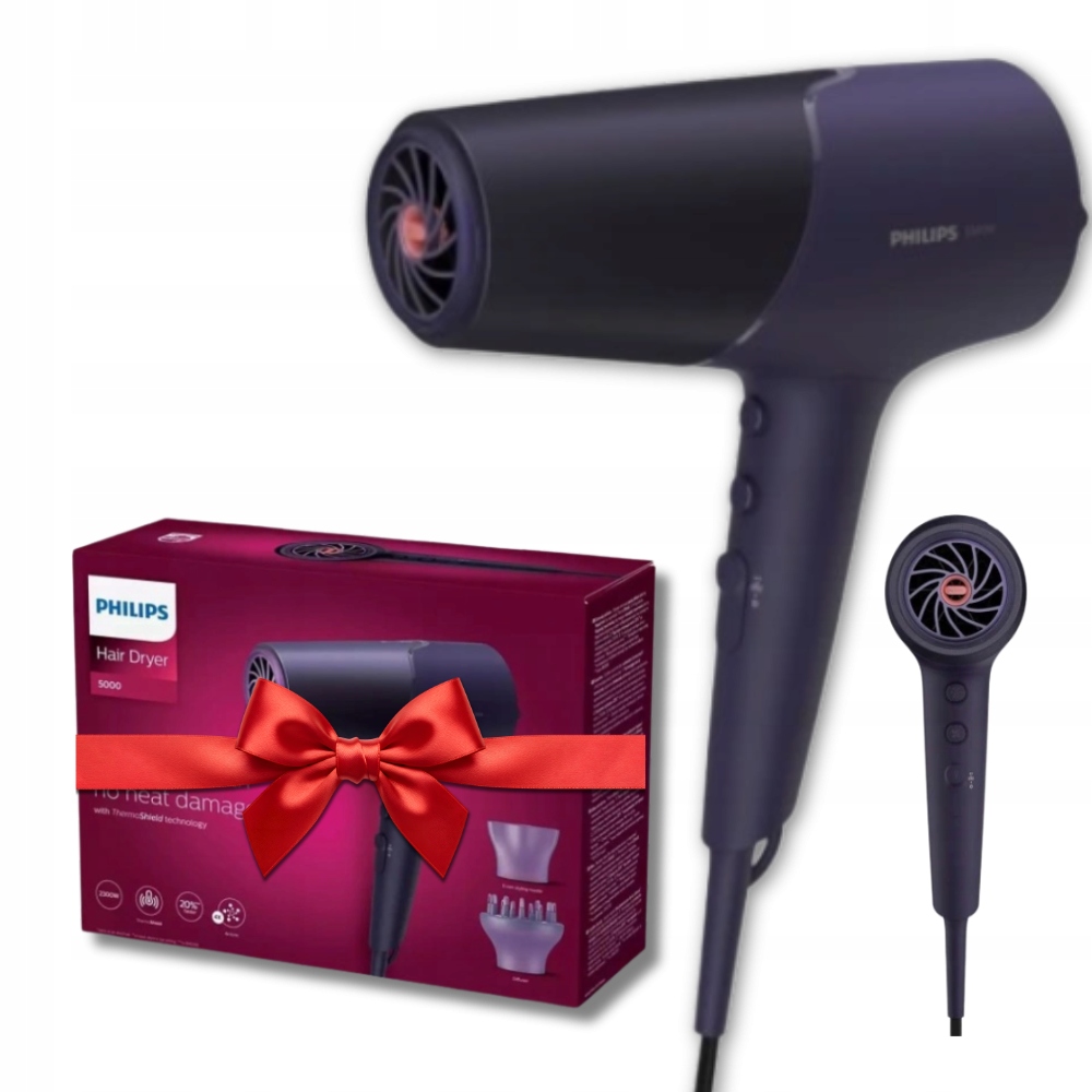 Vynikajúca Sušička Vlasov s ionizáciou Philips Darček Na Vianoce