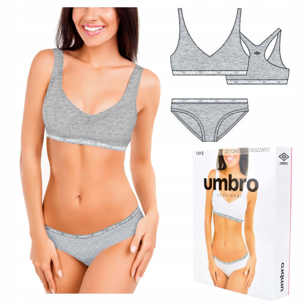 

Umbro Komplet Damski 2-cz. Szary 1312 L