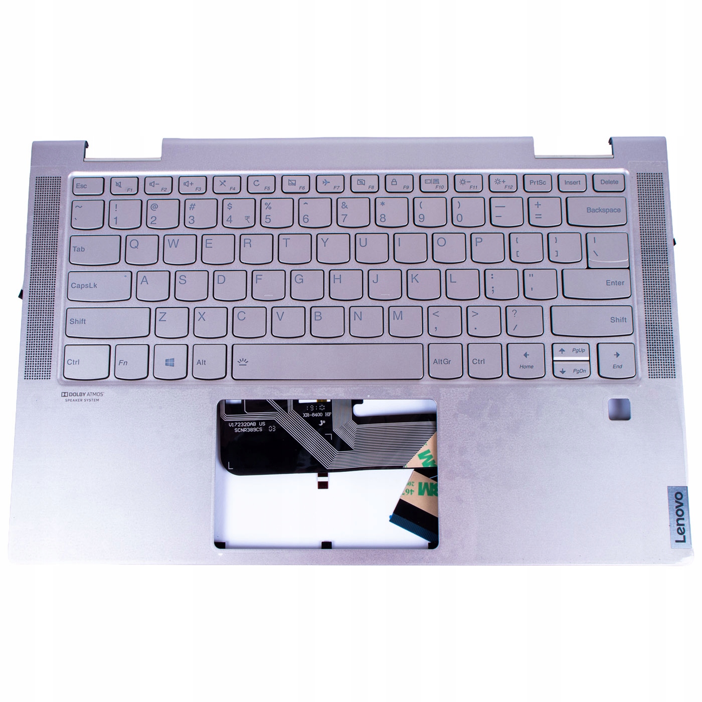 Palmrest podsvícená klávesnice qwerty Lenovo IdeaPad Yoga C740 14 Mica
