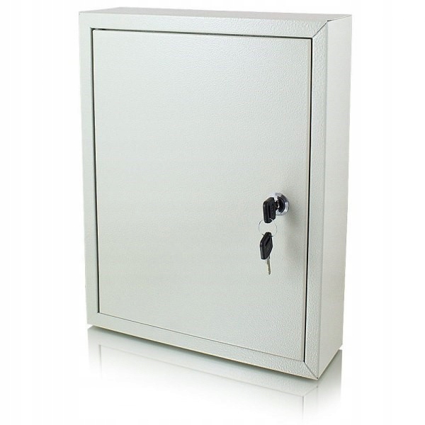 Szafka Na Klucze Metalowa Stalowa 42 Haczyki Zamek Ścienna