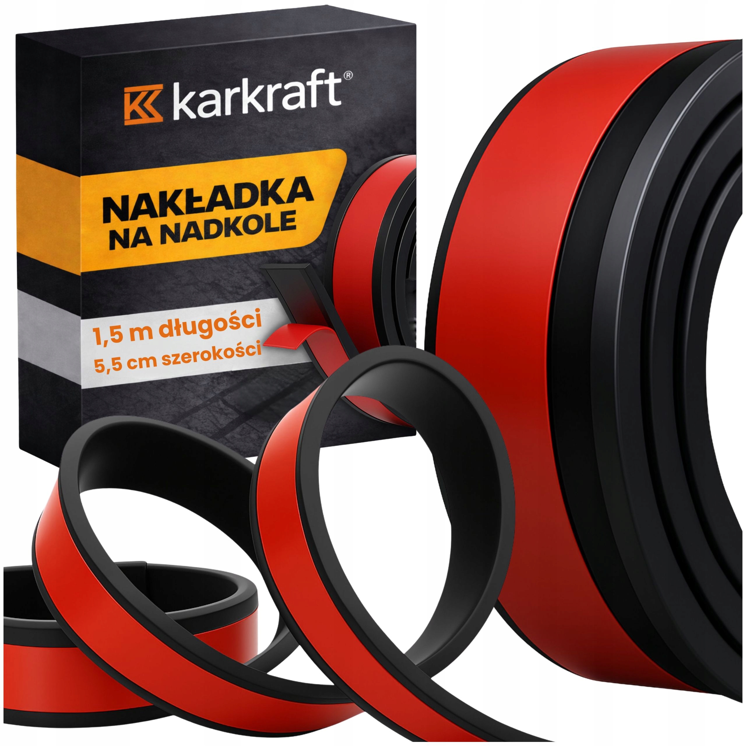 Nakładka Nadkole Listwa Ochronna Na Nadkole Szeroka 5,5cm Uniwersalna 1,5m