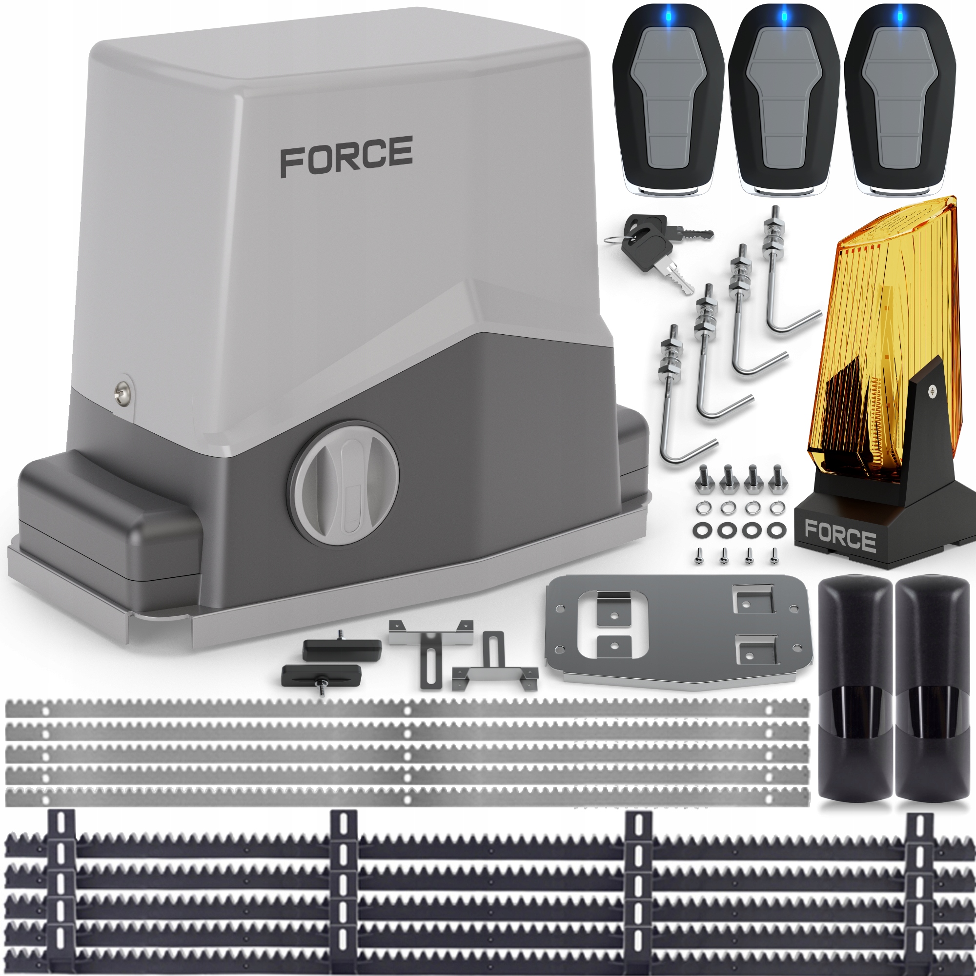 Force Tytan SL600 Pohon Pro Posuvné Brány do 600 kg, Led Lampa,