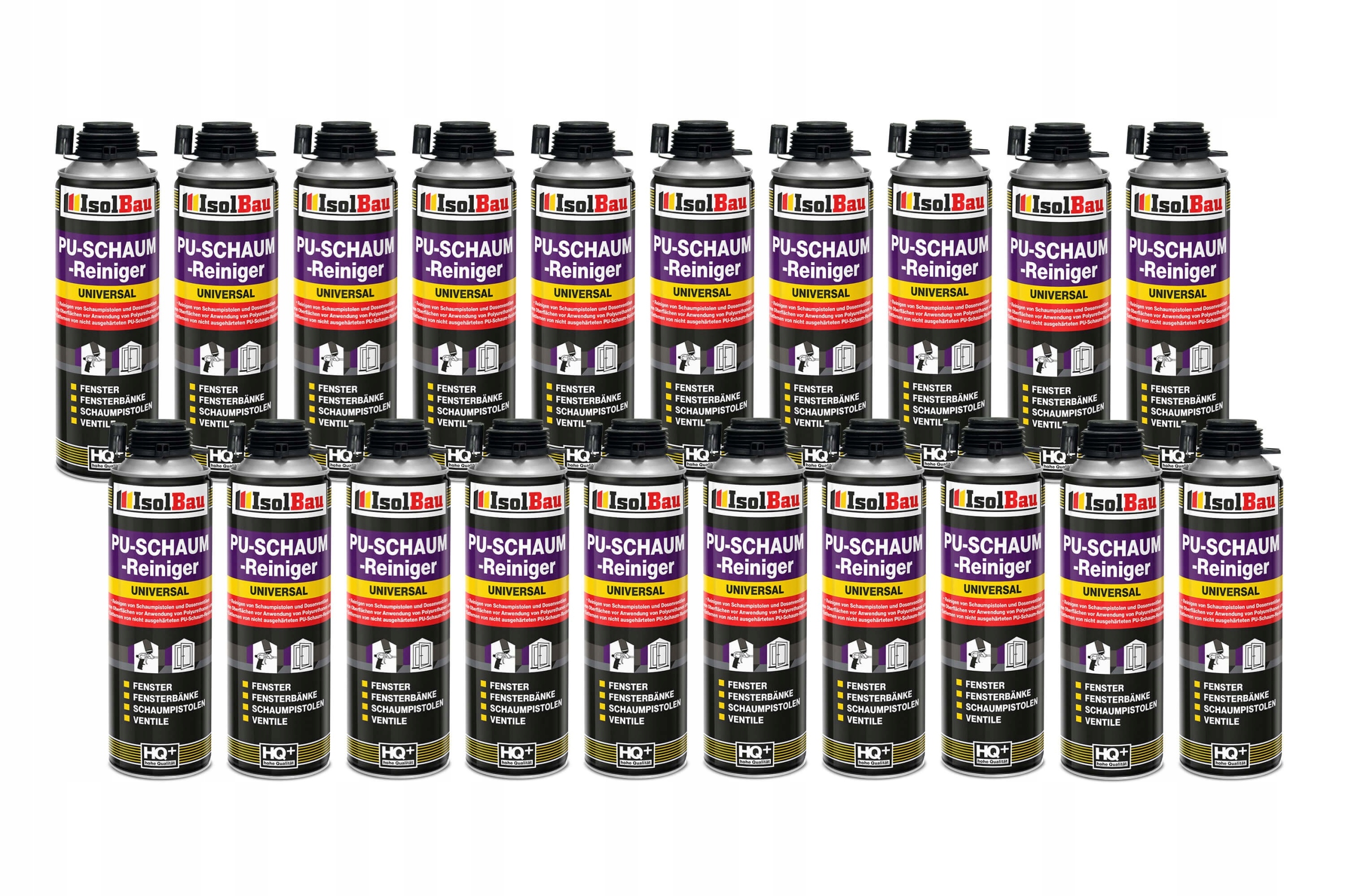 Čistič 20 x 500 ml pro montážní pěnu Pistole Pu Natahovací aplikátor