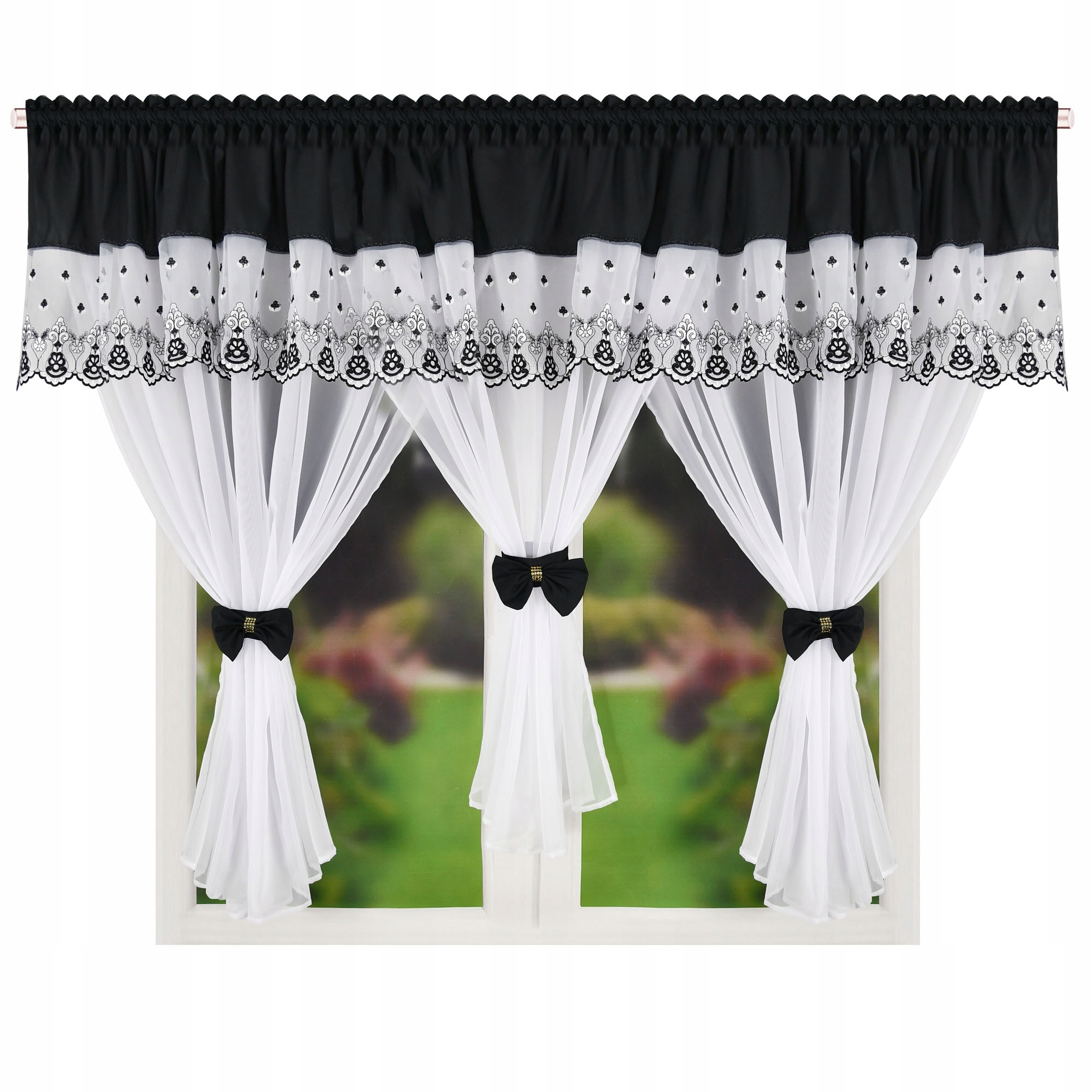 Firana Gotowa Lambrekin 400 X 150 CM Firany Gotowe Firanki