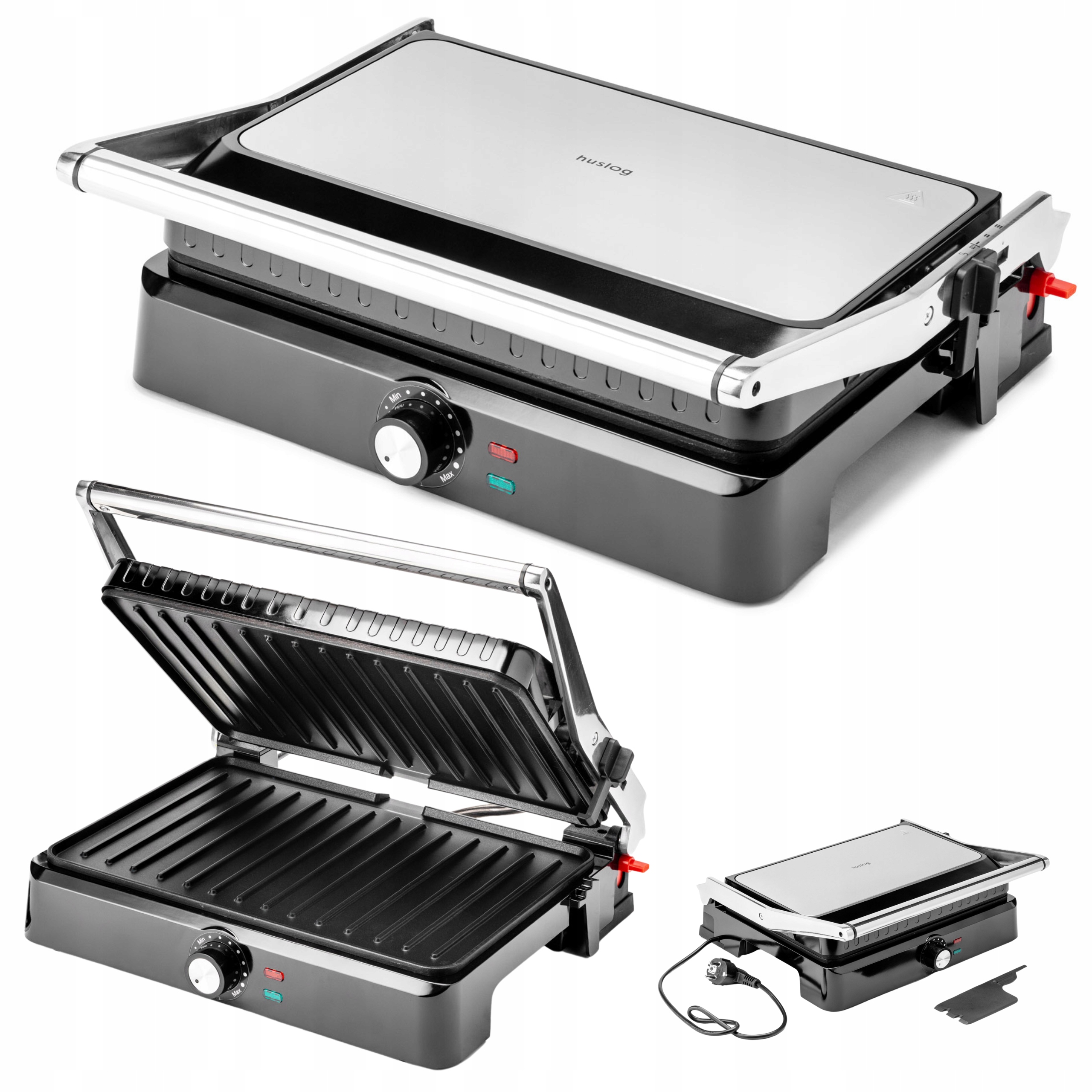 Elektrický gril Sendvičovač Toustovač Skládací 2200 W Regulace teploty