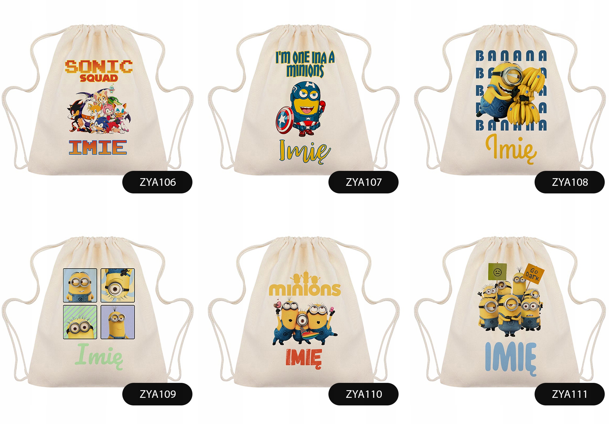 Worek EKO Plecak Na Prezent PSI PATROL RUBBLE IMIĘ Płeć uniseks