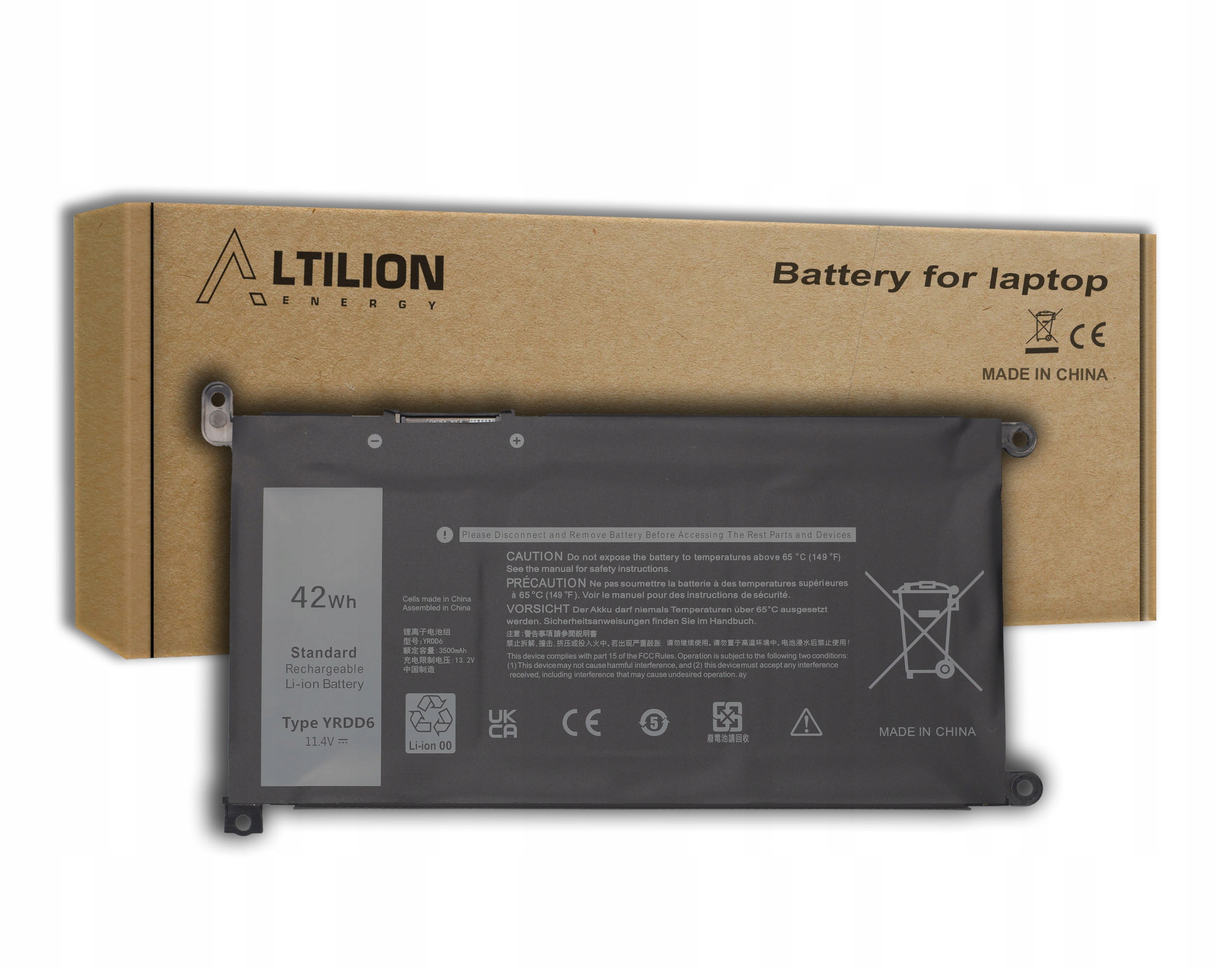 Baterie Altilion Energy YRDD6 kompatibilní s Dellem