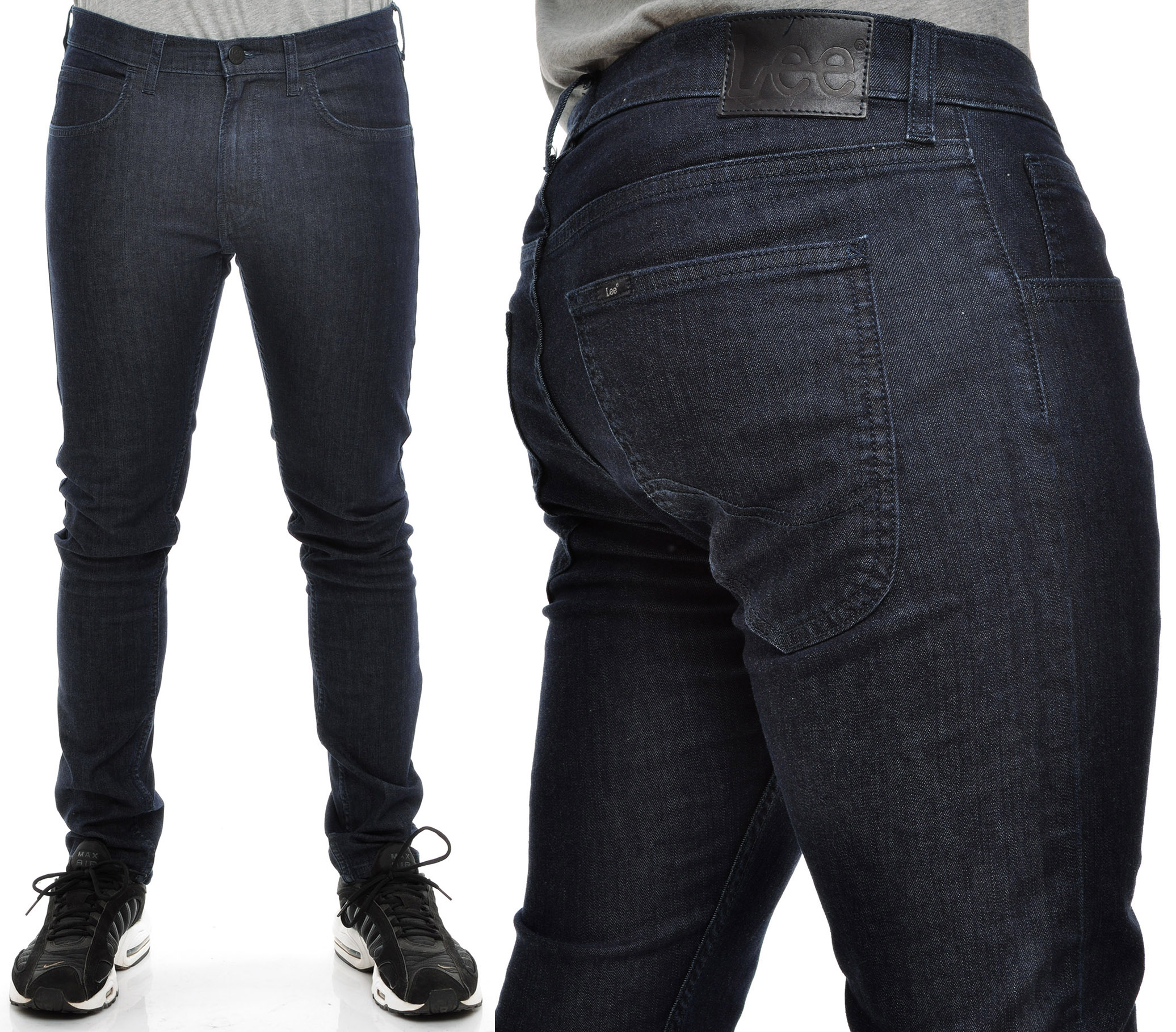 

Lee spodnie Navy jeans Slim tapered Luke _ W27 L32