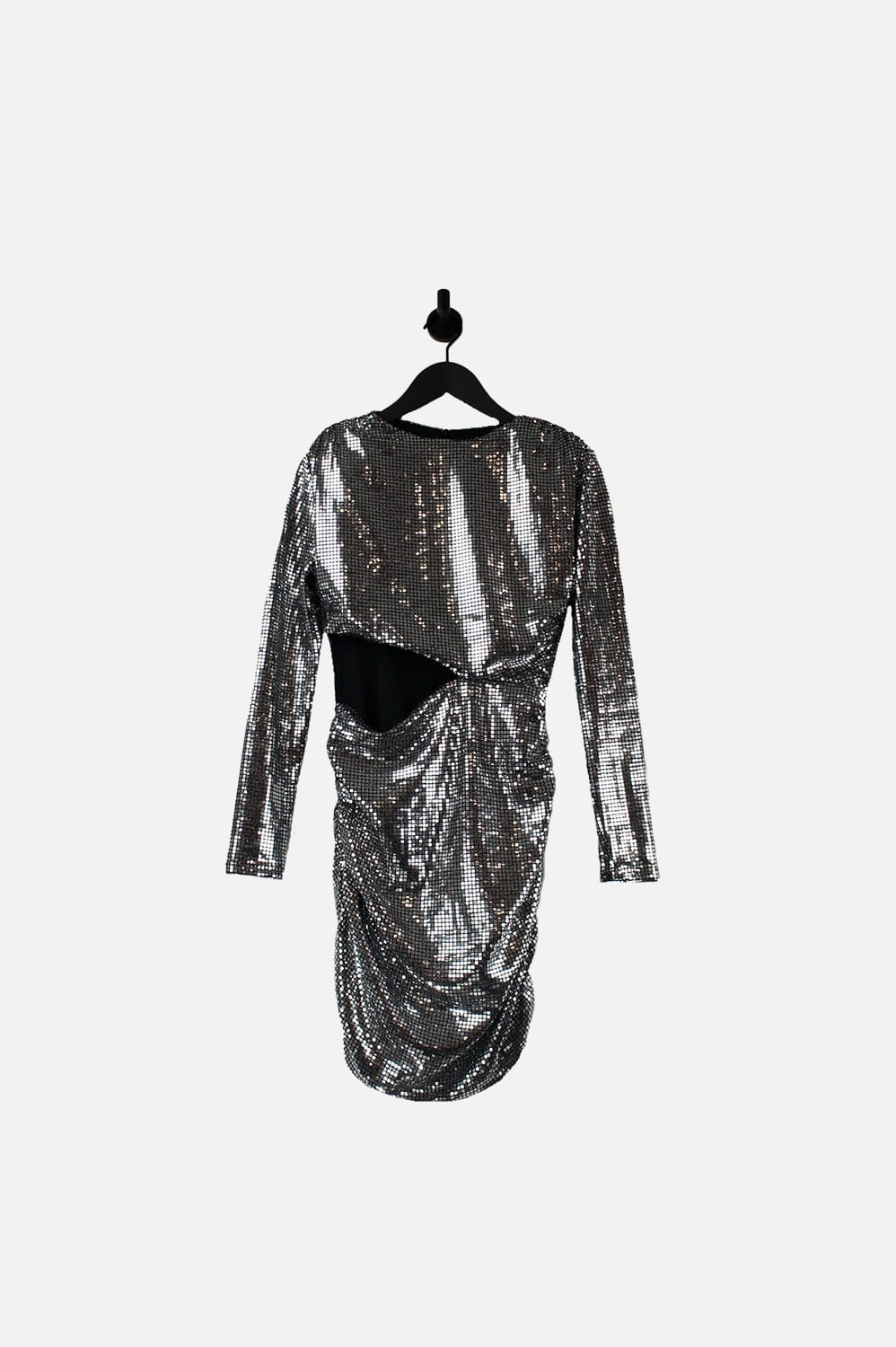 Ice Play Stříbrné Šaty Cut Out (40)