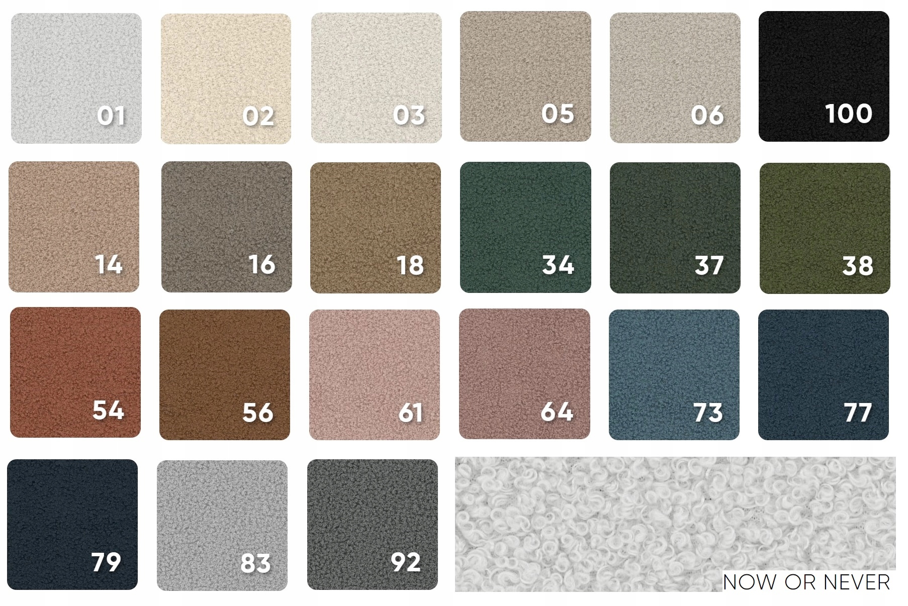 Příplatek za nábytek látka Now or never