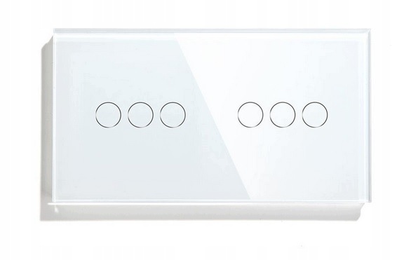 Dotykový Spínač Světla Zigbee 3+3 6K S Kabelem N Zesilovač Syg Led