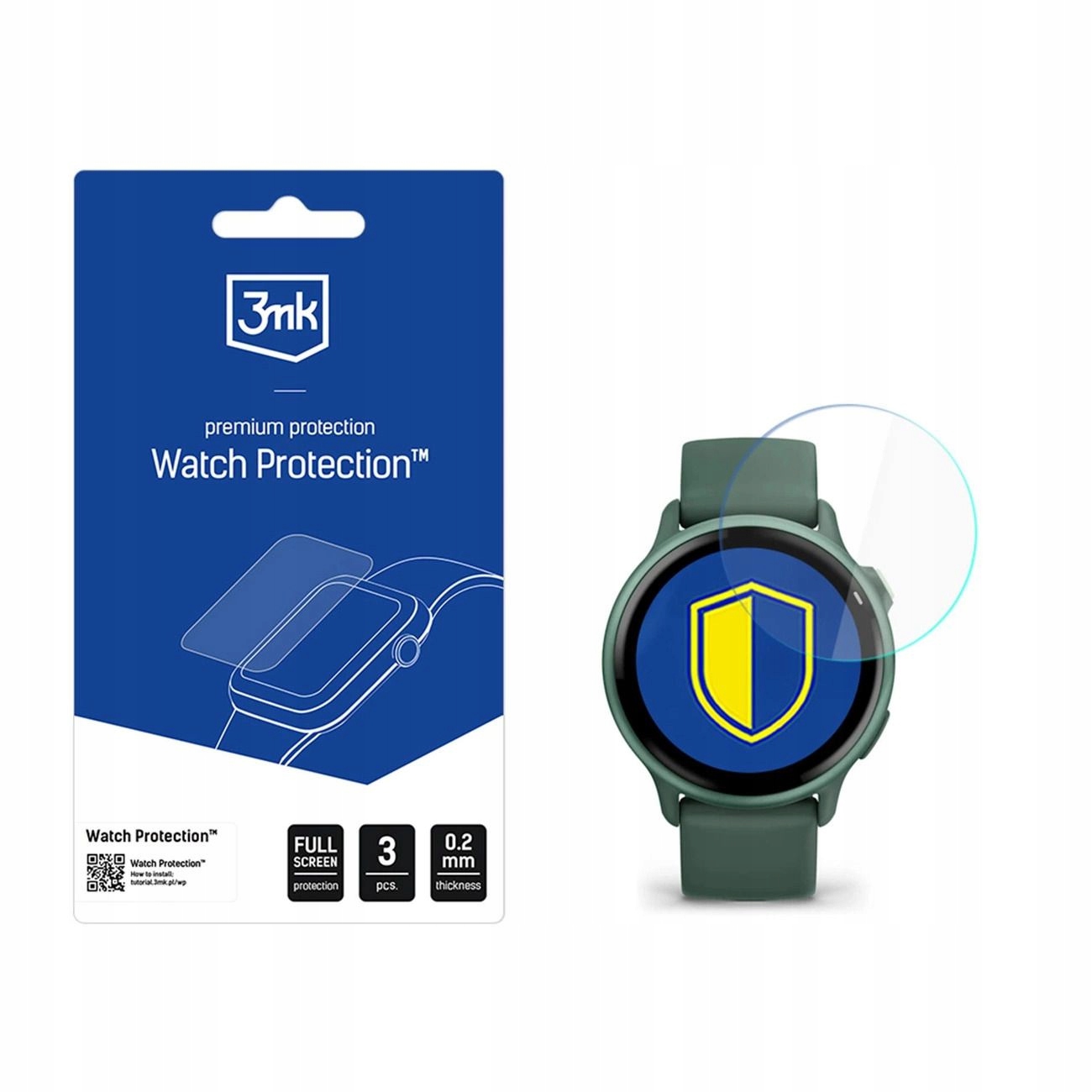 Folia Ochronna Na Ekran Smartwatcha 3MK Watch Protection Arc Na Garmin Vivo