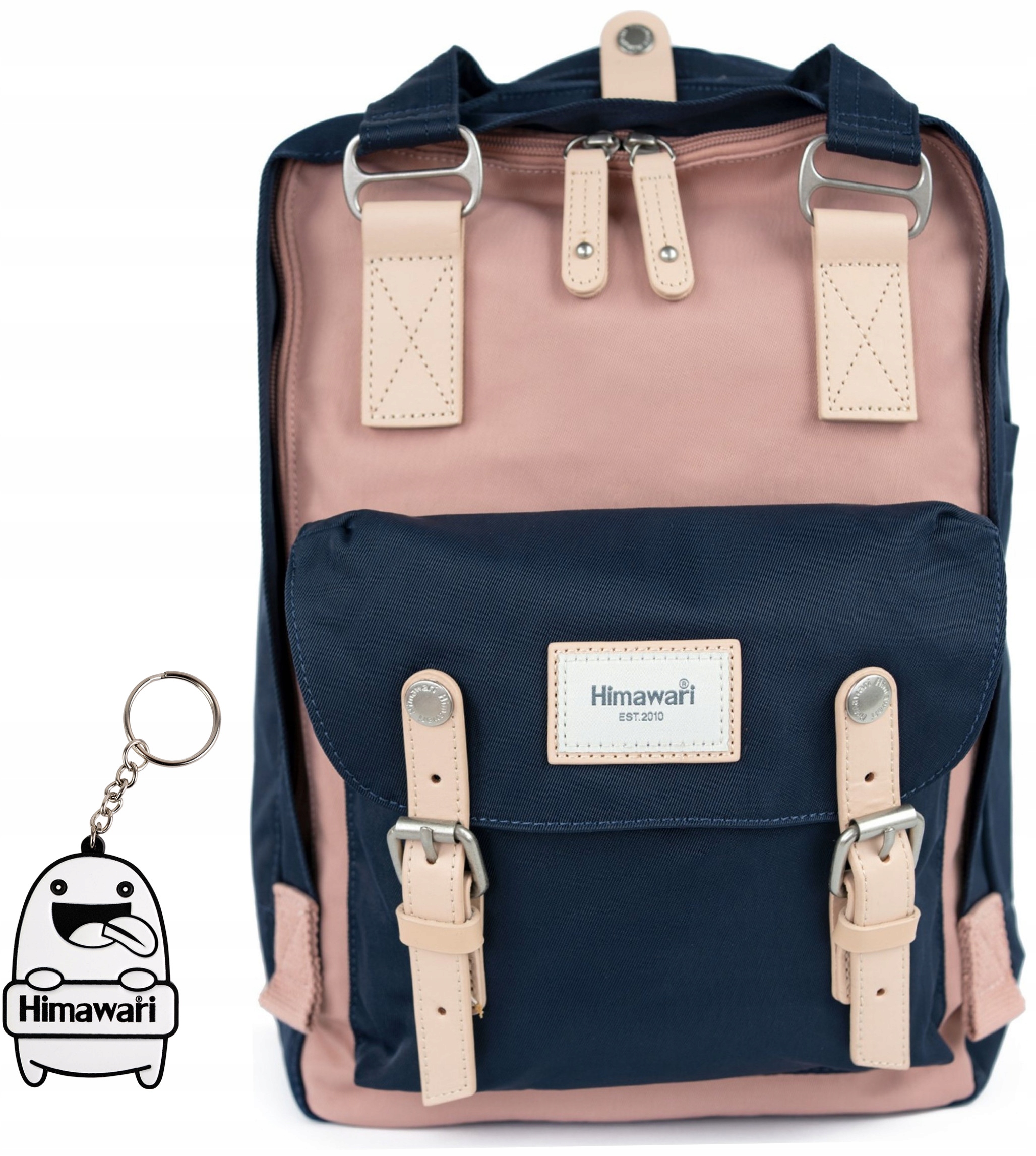 Batoh Himawari Double Autumn S multifunkční notebook, tmavě modrý