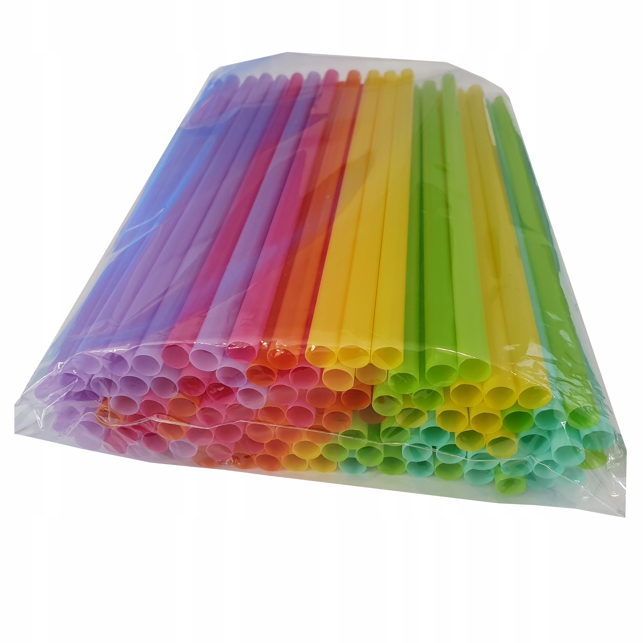 

Plastikowe słomki do Shake'ów grube 100 szt 24 cm