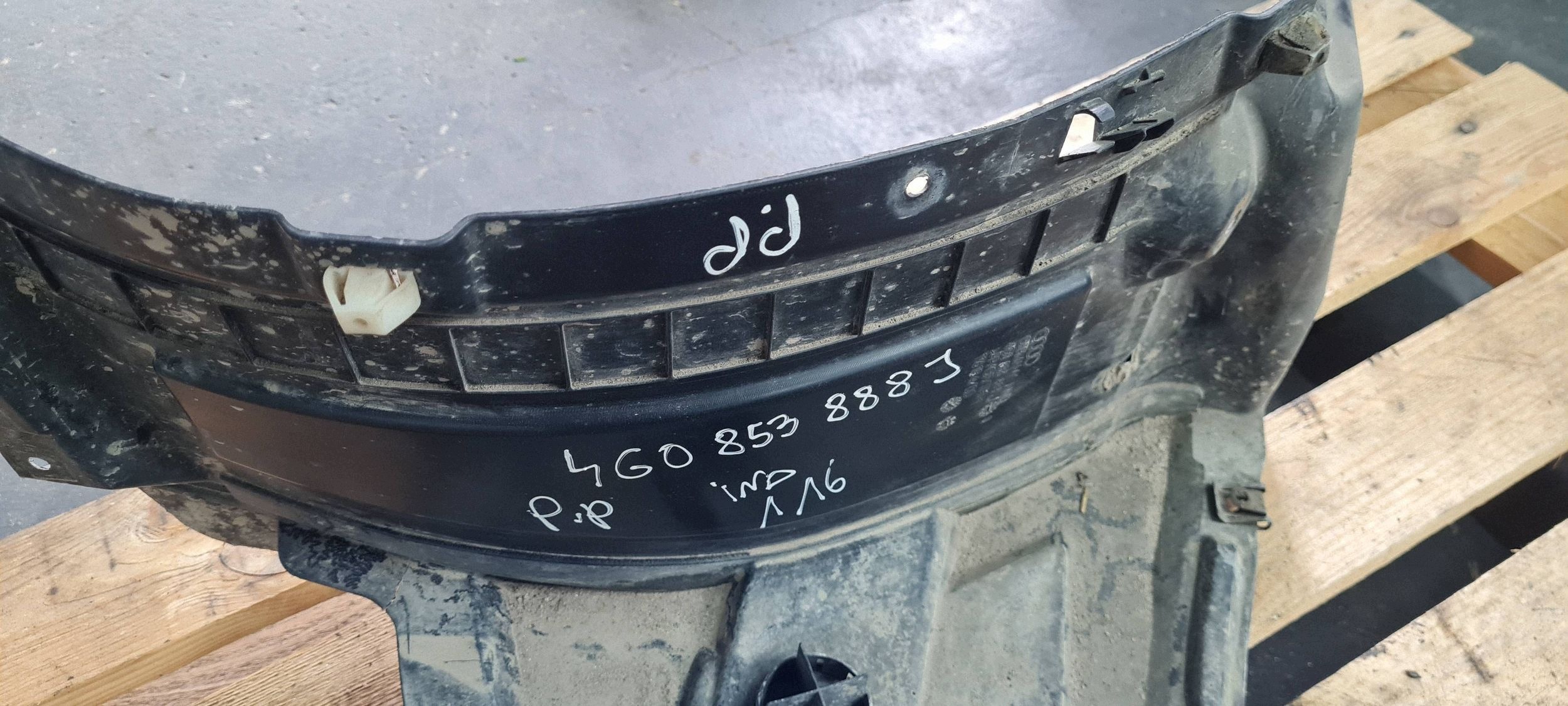 A6 C7 4G S6 LIFT mudguard right right front SPOILER SLINE ORG 4G0853888J