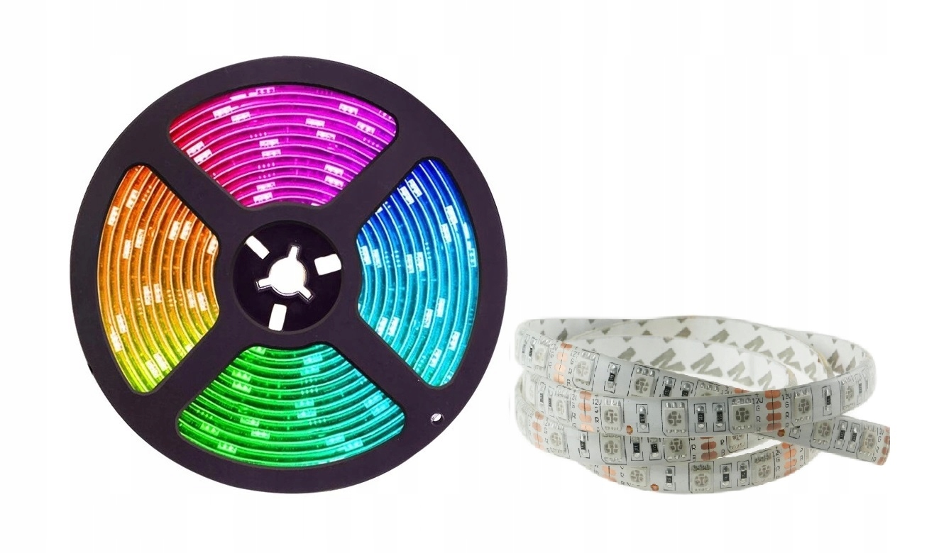 

Mcj Taśma Led Rgb wodoodporna 3m/43,2W IP65