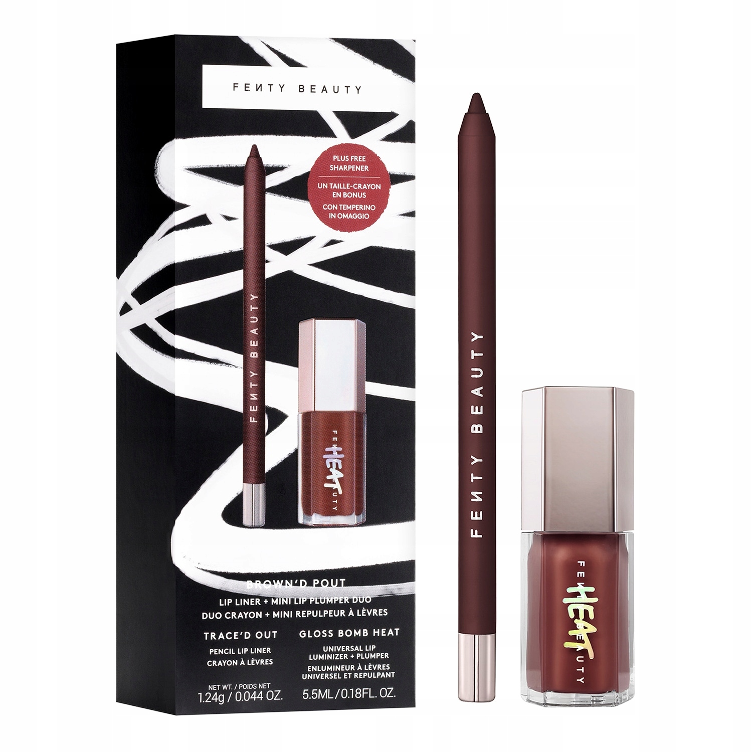 Fenty Beauty Brown'd Pout Dárková sada na rty