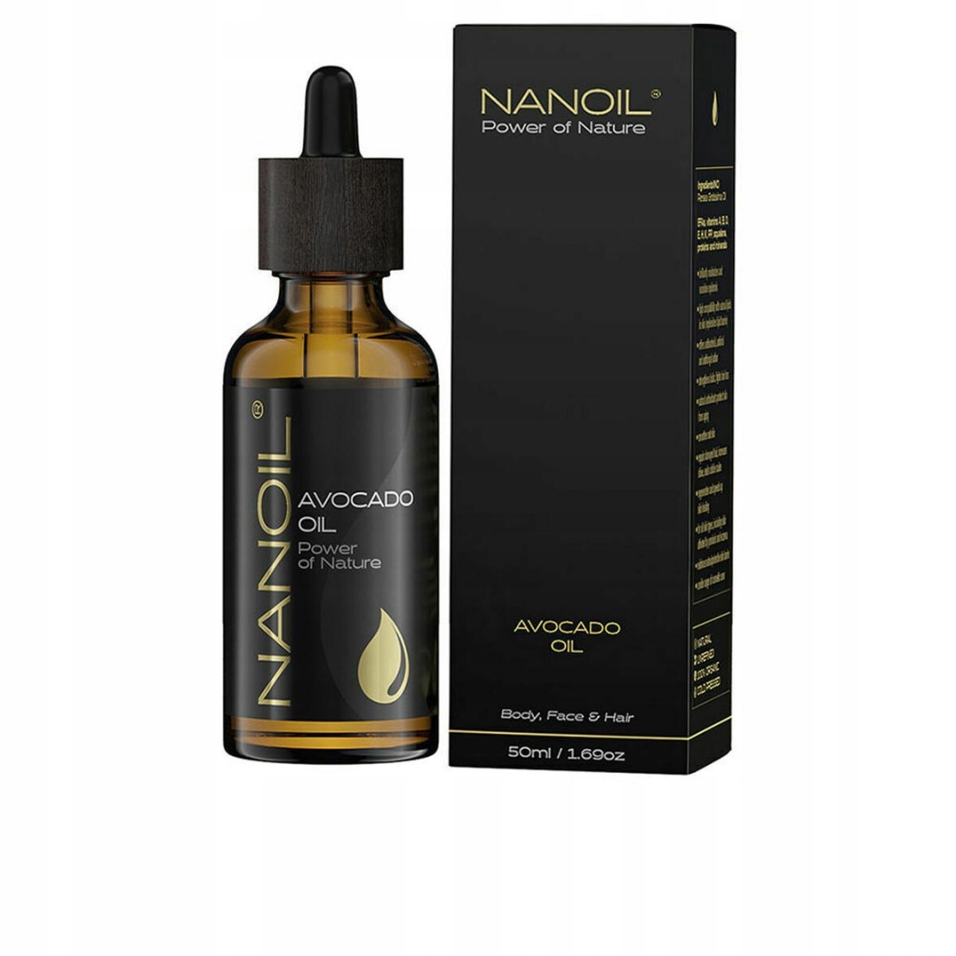 Olej na obličej Nanoil Power Of Nature 50 ml Avokádový olej