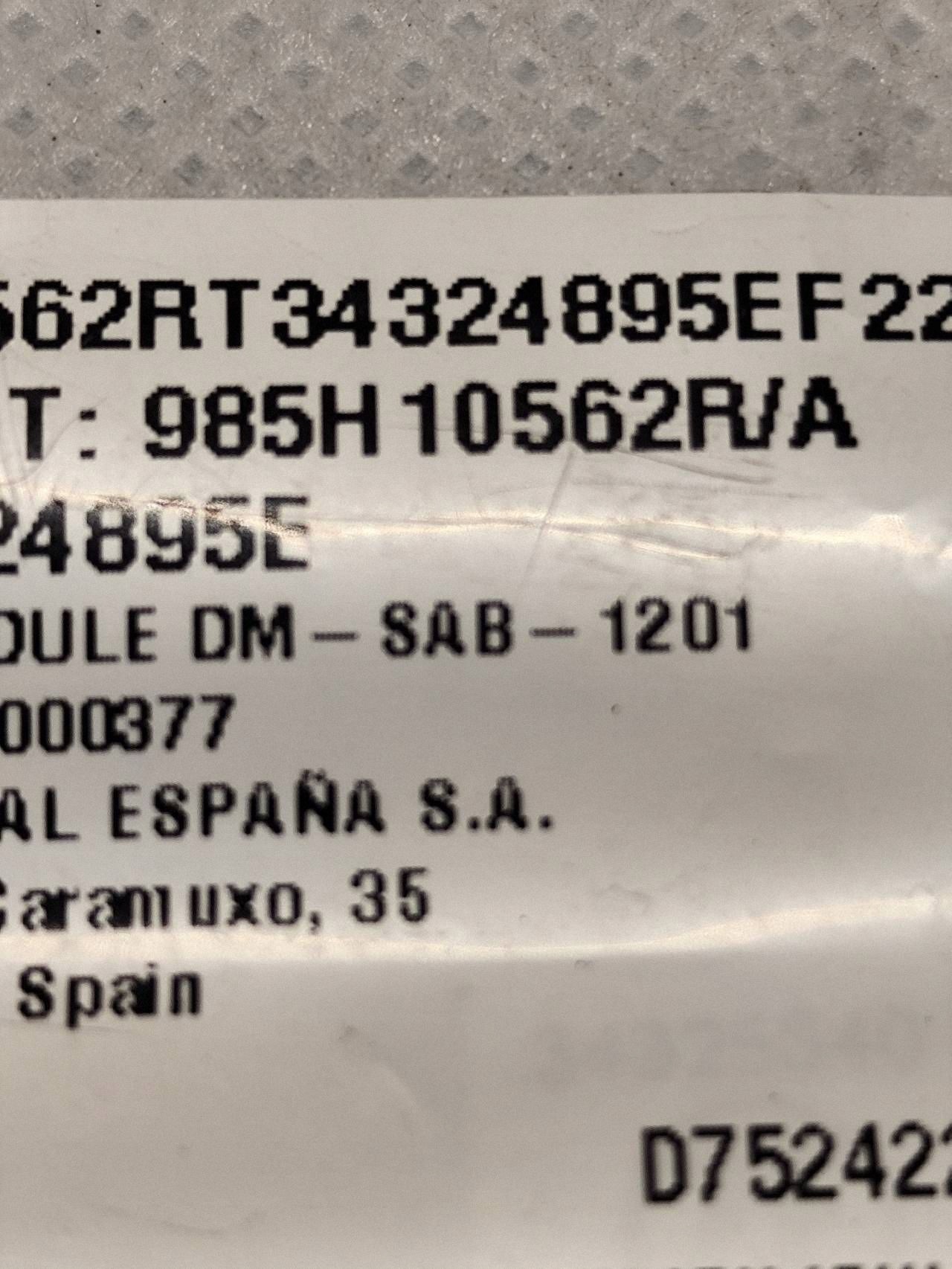 RENAULT AUSTRAL Airbag AIRBAG SITZ links 985H10562R