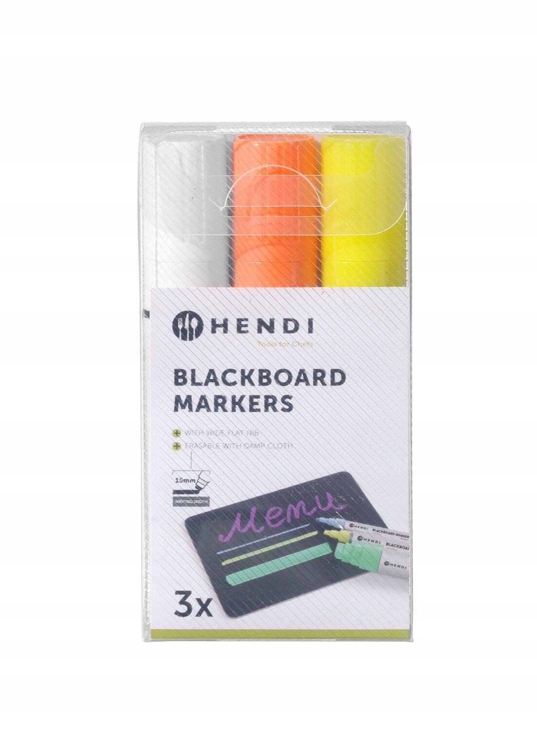 Blackboard markers 1 mm - HENDI Tools for Chefs