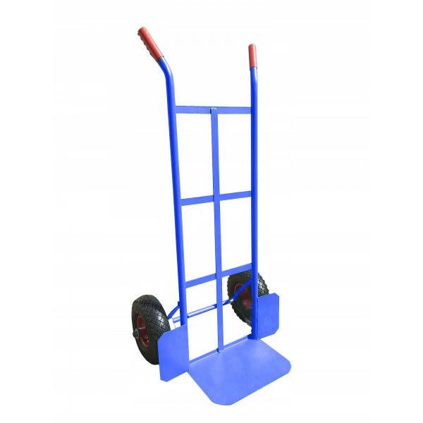 Wózek magazynowy MOCNY transportowy młynarka 200kg kurierski koła pompowane — 19