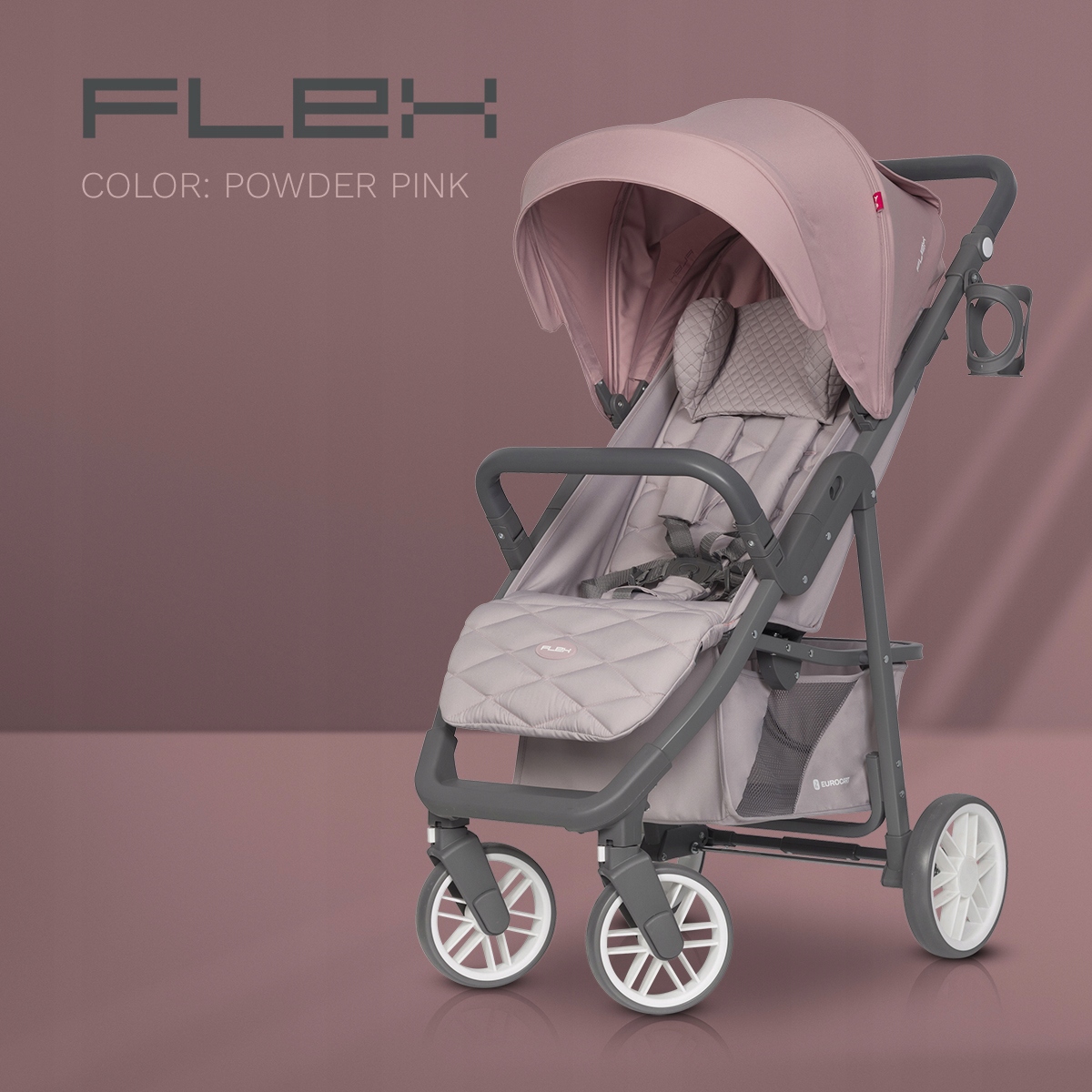 Wózek spacerowy FLEX EURO-CART DO 22KG ALUMINIOWY Model Flex