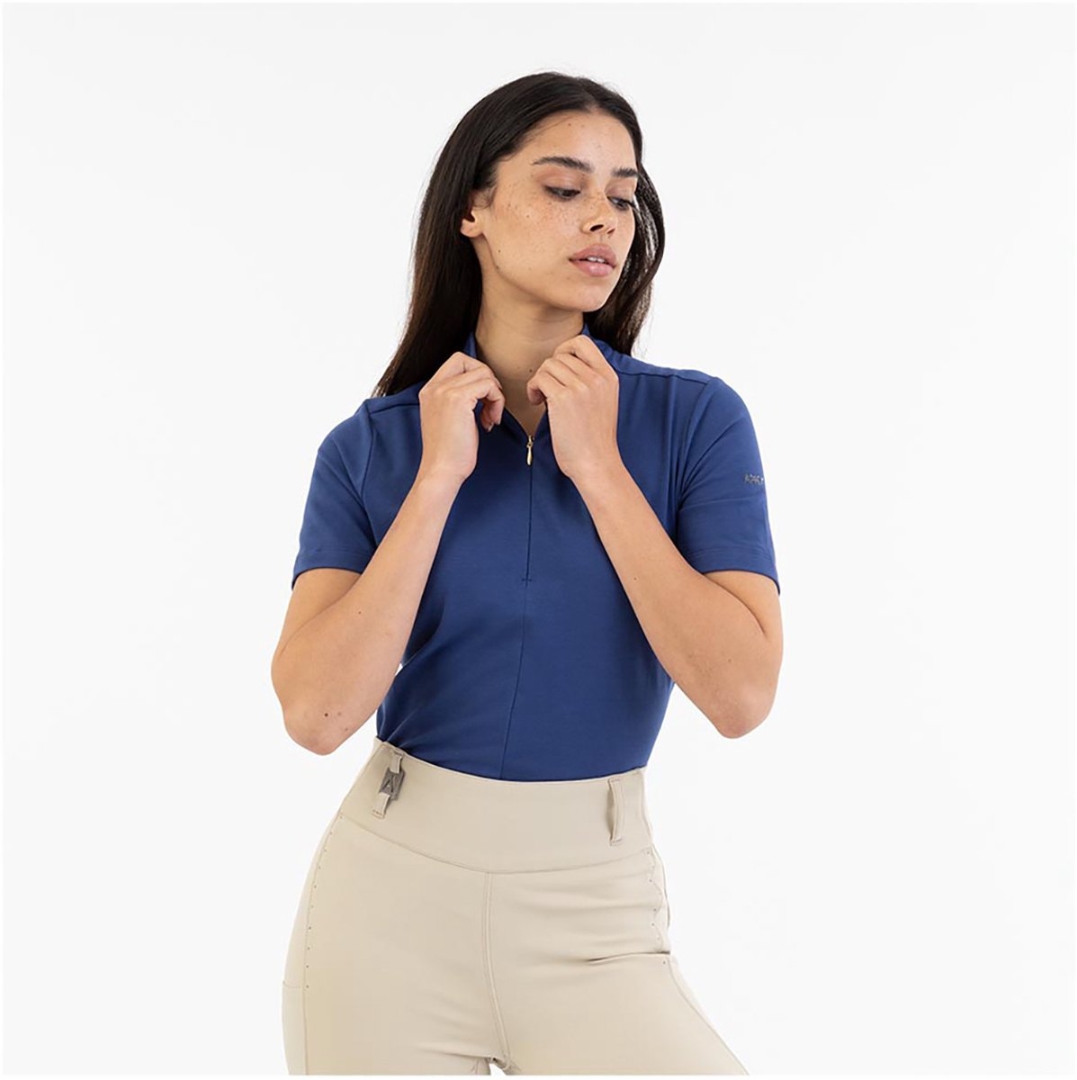Dámská jezdecká košile Anky Sleeve Flex 25SS polygiene modrá L
