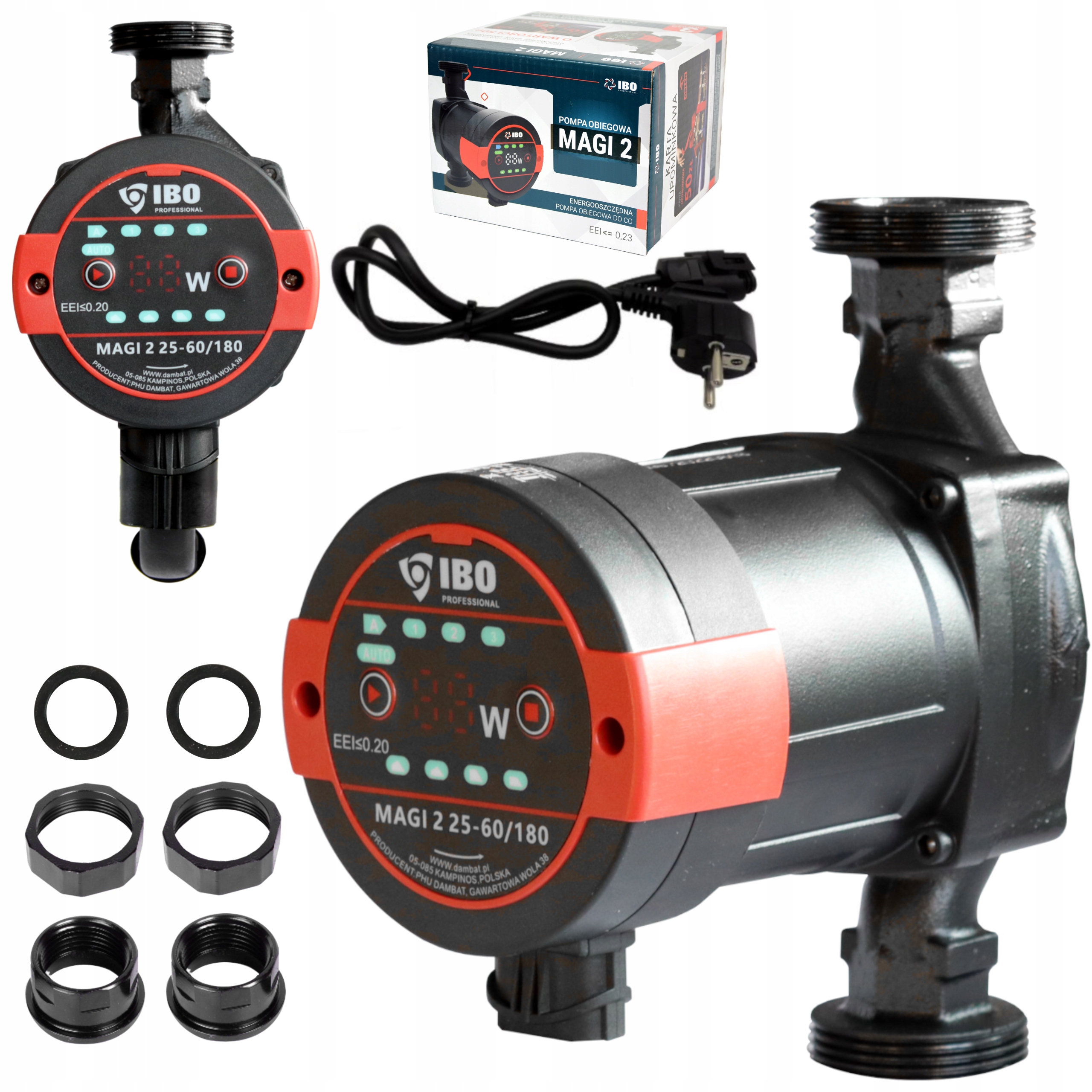 Elektronická Obehová Pumpa Pre Kotlové Pece, Skrutky Magi 2 25-80/180