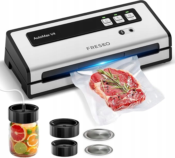 Zgrzewarka próżniowa Fresko V4 automatyczna 140W Podwójne spoiny Akcesoria