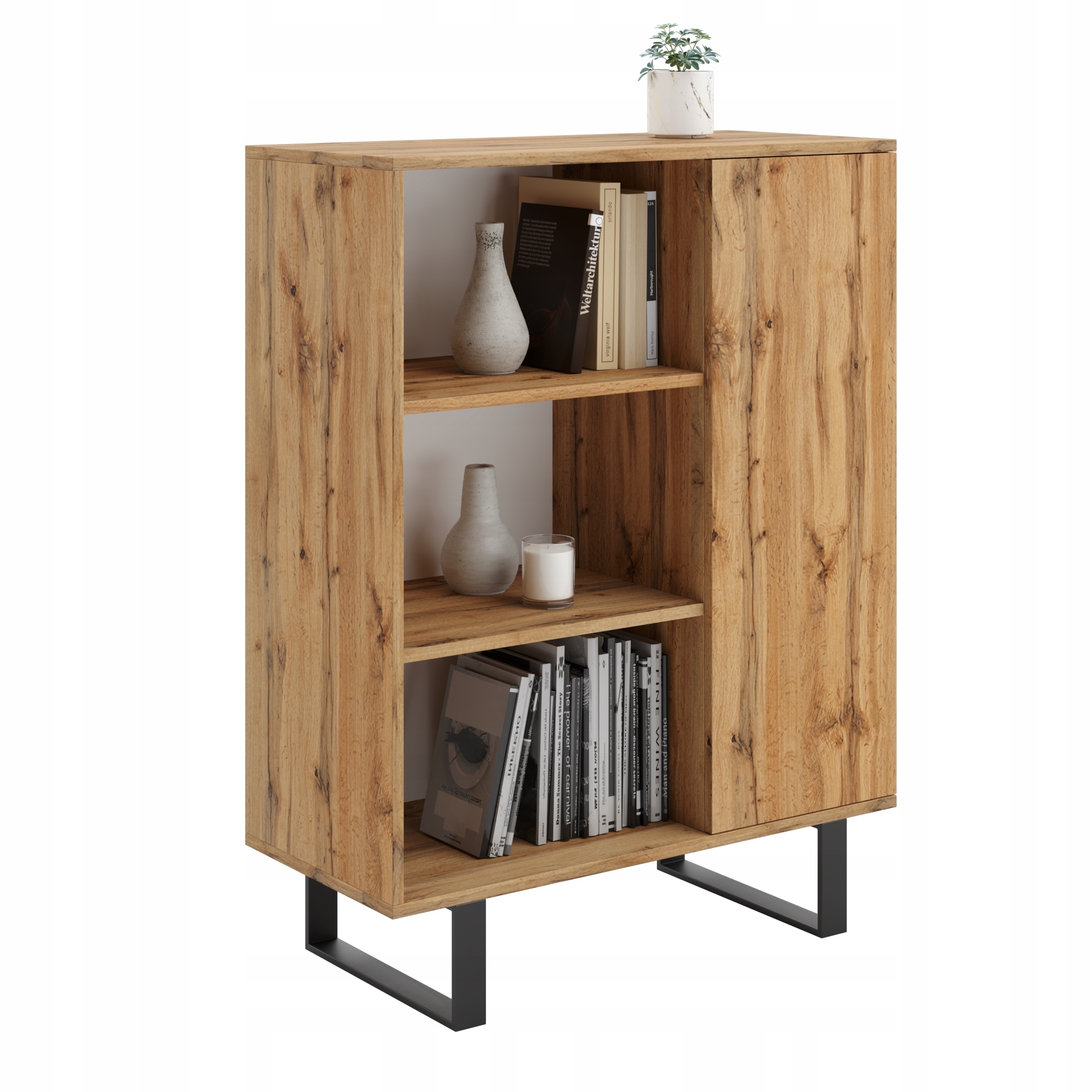 Szafka FONDI regał, komoda loft industrialna półka