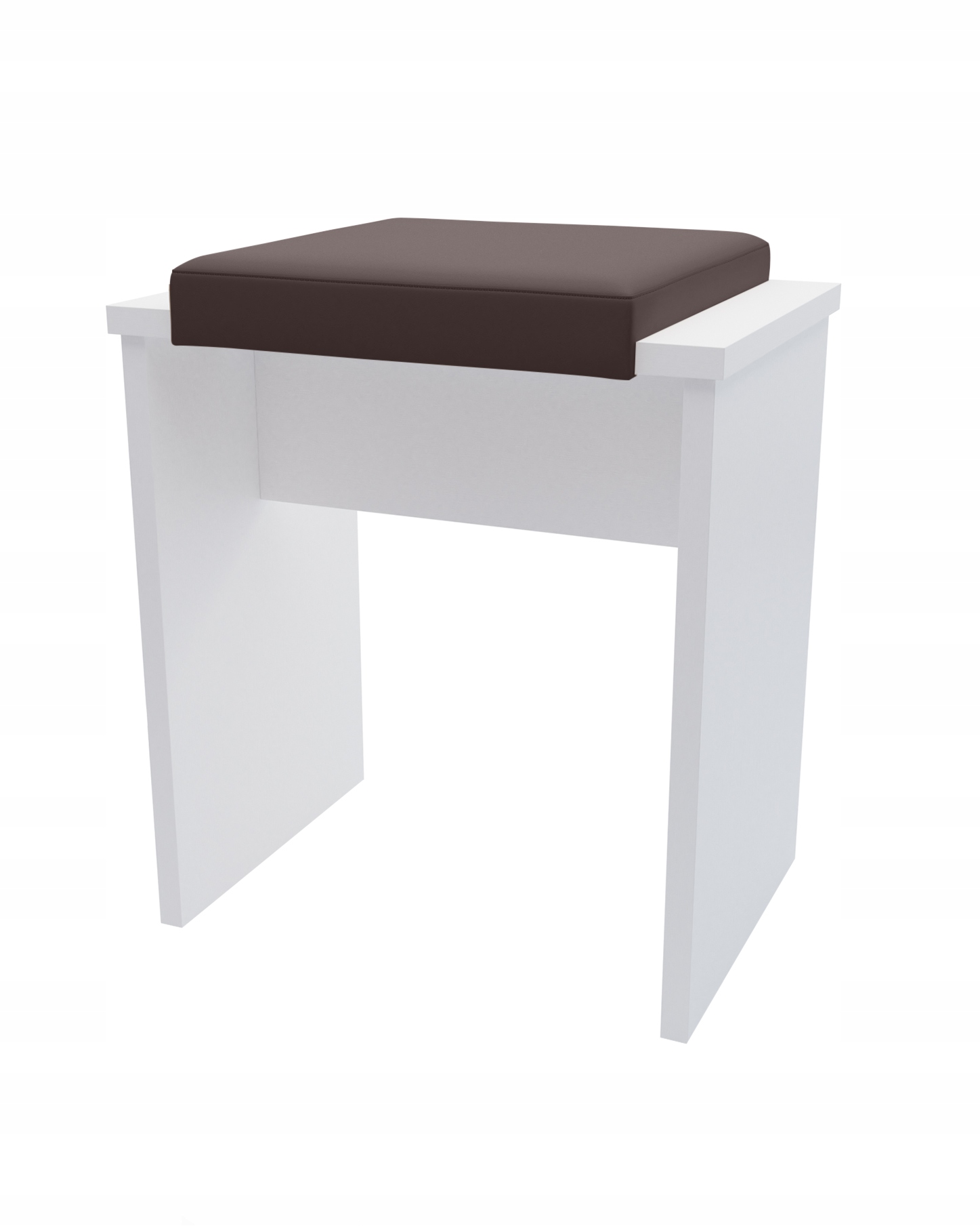 

Taboret Simple Stołek Siedzisko Do Toaletki Białe