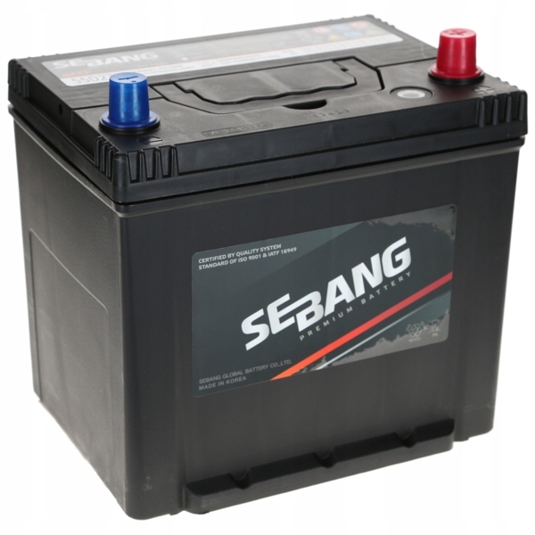 Akumulator SEBANG 12V 60Ah 500A +P JAPAN 55D23L